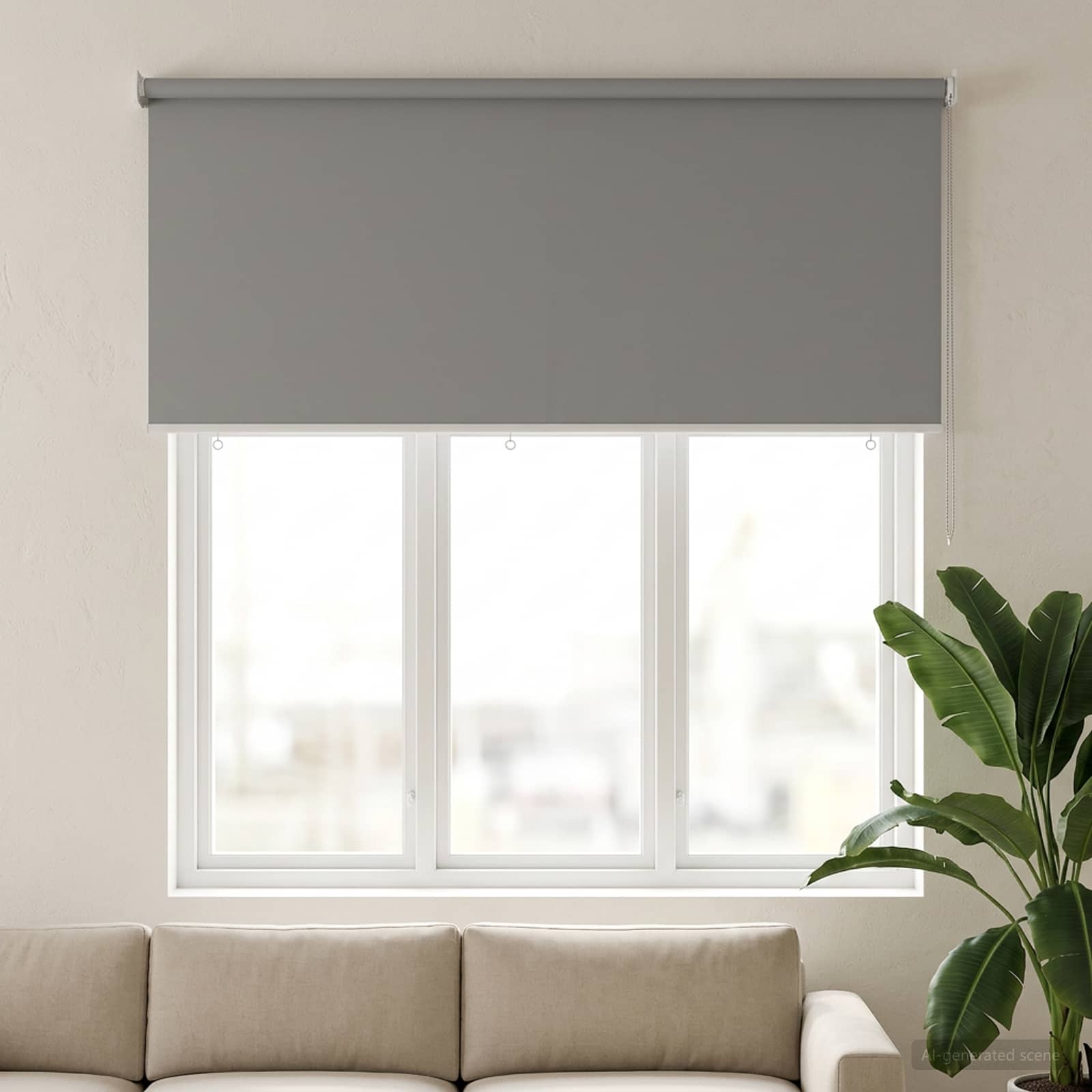Roleta zaštita od UV zračenja Svjetlosiva 160 x 140 cm