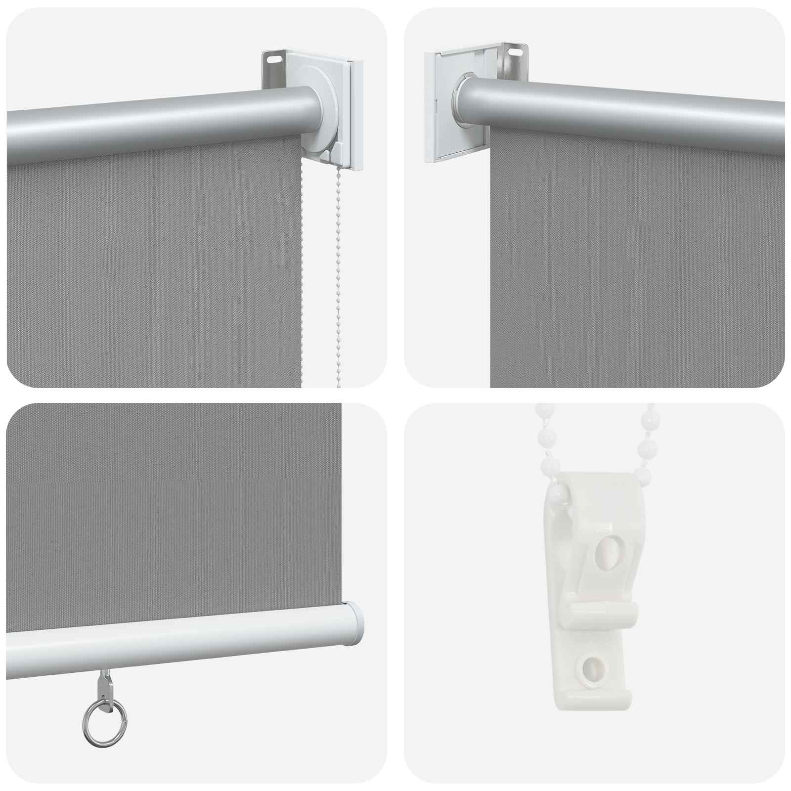 Rolo zavjesa za vanjsku uporabu s UV zaštitom Svjetlosiva