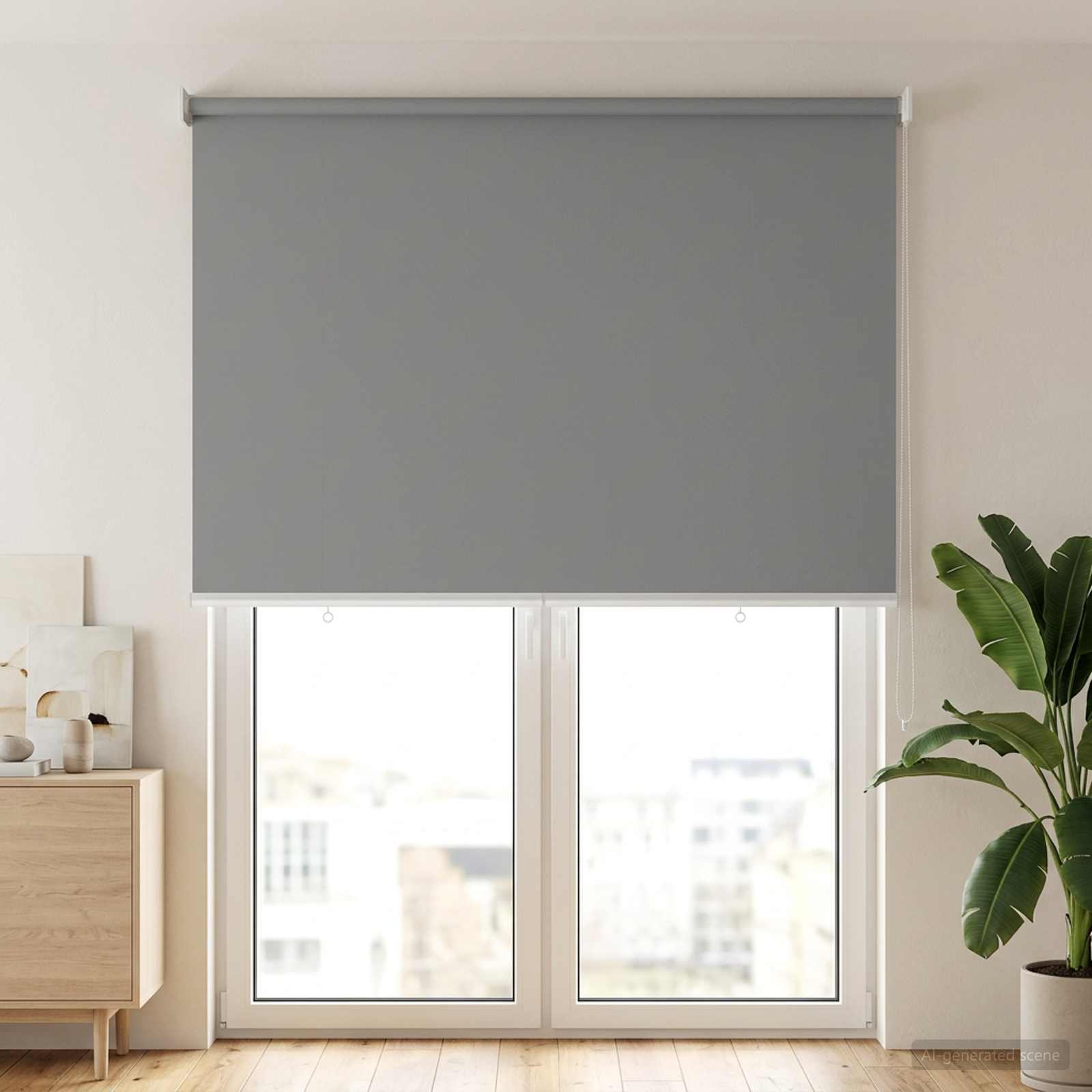 Rolo zavjesa za vanjsku uporabu s UV zaštitom Svjetlosiva