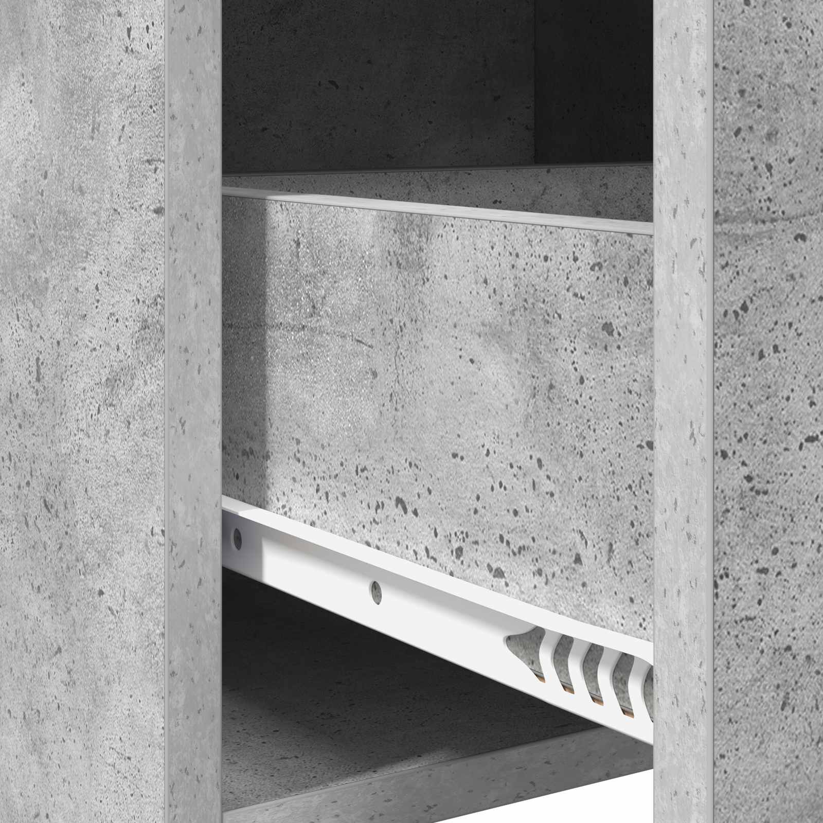Noćni ormarići 2 pcs Betonska siva 40 x 30 x 60 cm