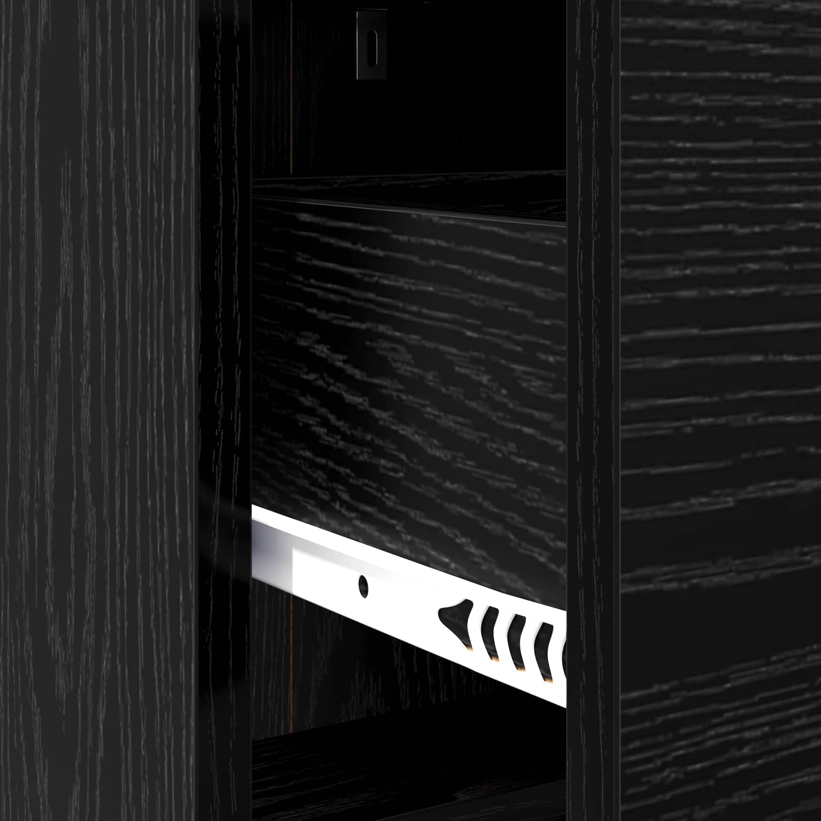 Noćni ormarići Crni hrast 40 x 30 x 60 cm Konstruirano drvo