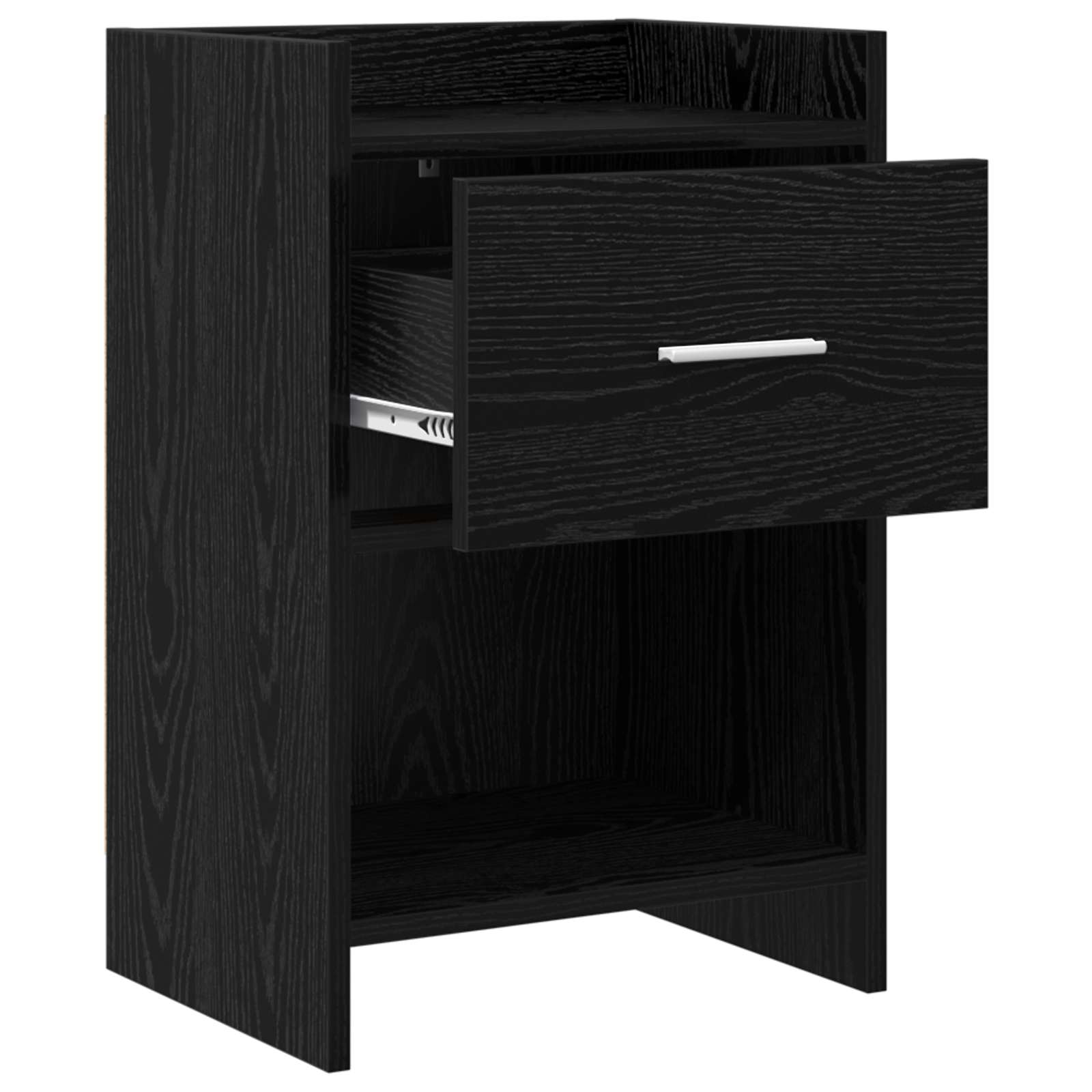 Noćni ormarići 2 pcs Crni hrast 40 x 30 x 60 cm
