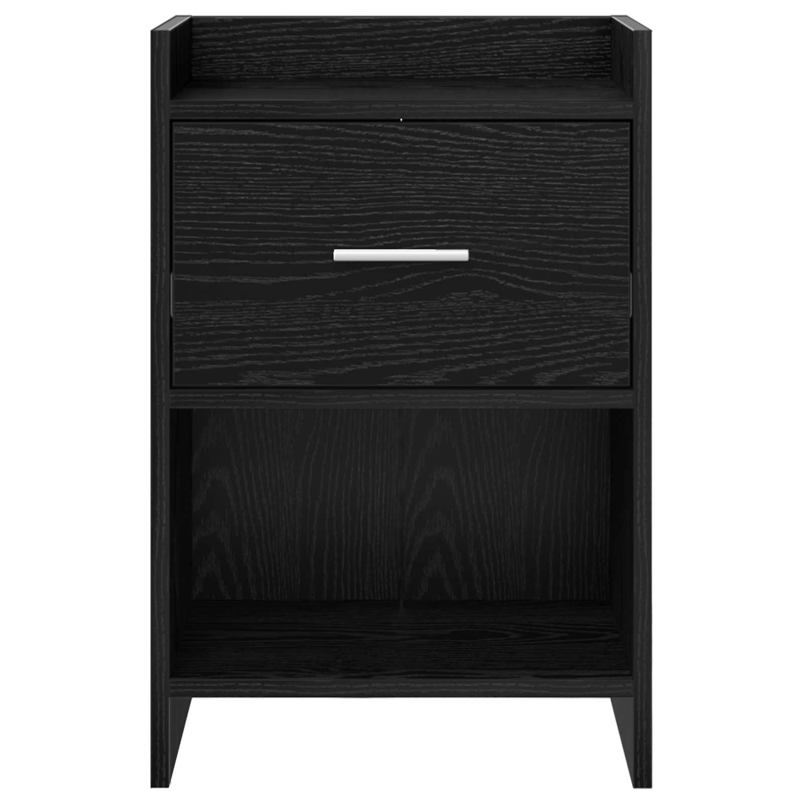 Noćni ormarići 2 pcs Crni hrast 40 x 30 x 60 cm