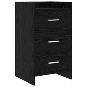 Noćni ormarići Crni hrast 40 x 36 x 70 cm Konstruirano drvo