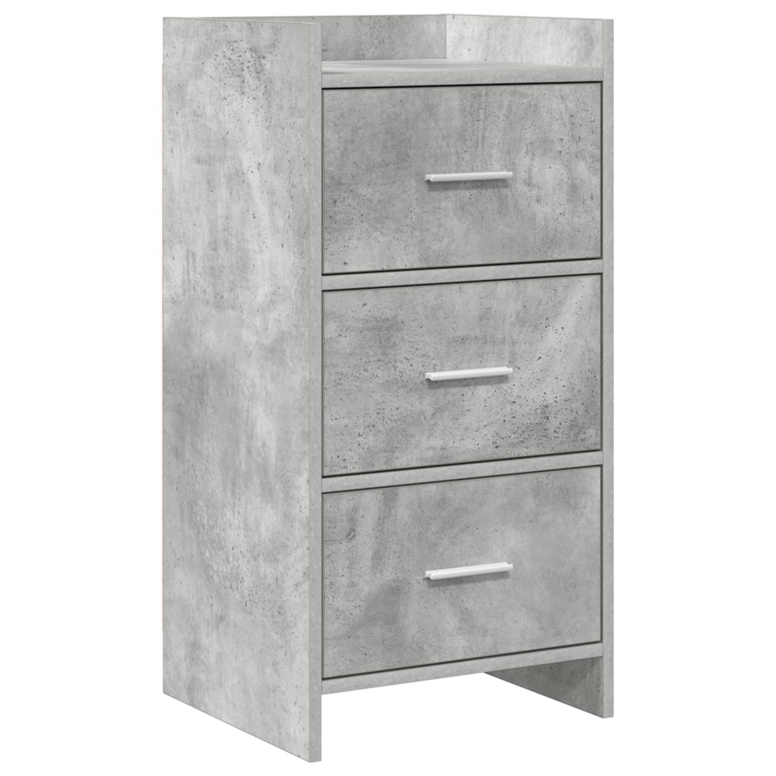 Kreveta Betonska siva 40 x 36 x 80 cm Konstruirano drvo