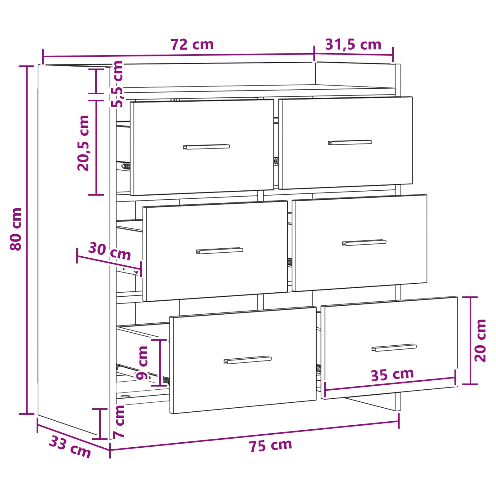 Kreveta Staro drvo 75 x 33 x 80 cm Konstruirano drvo
