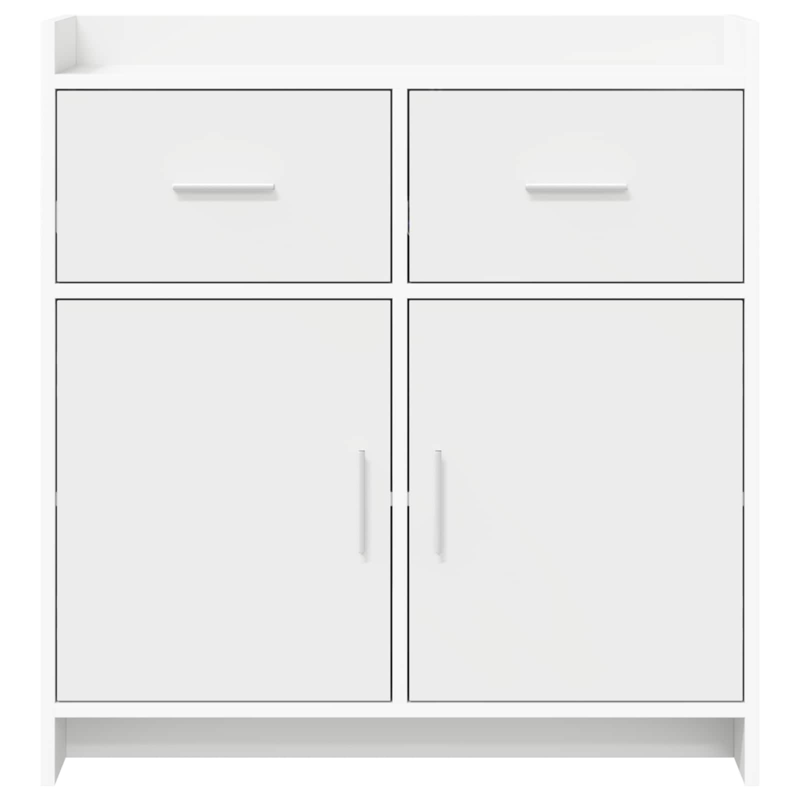 Kreveta Bijela 75 x 36 x 80 cm Konstruirano drvo