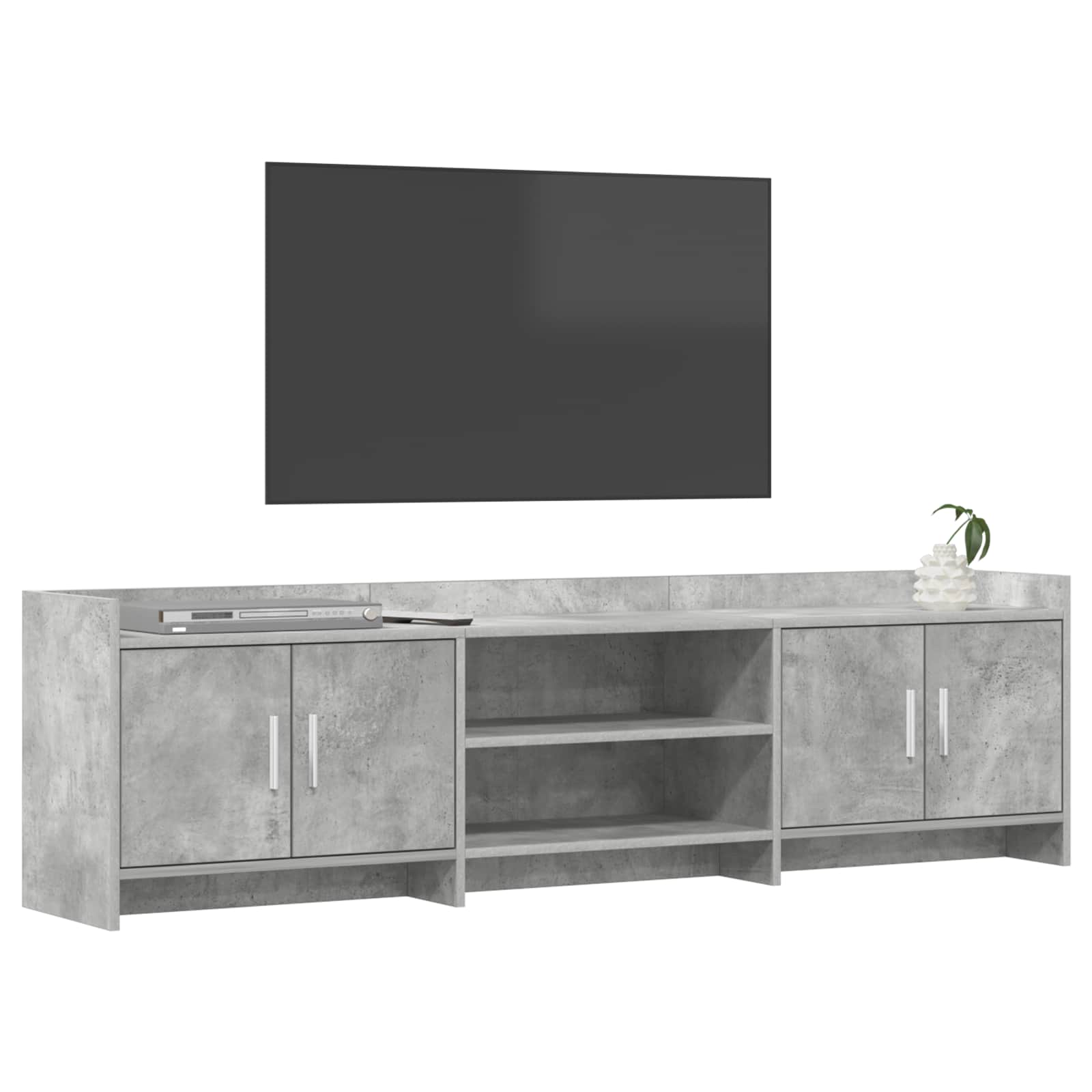 TV ormar 168 x 33 x 47 cm Betonska siva Konstruirano drvo