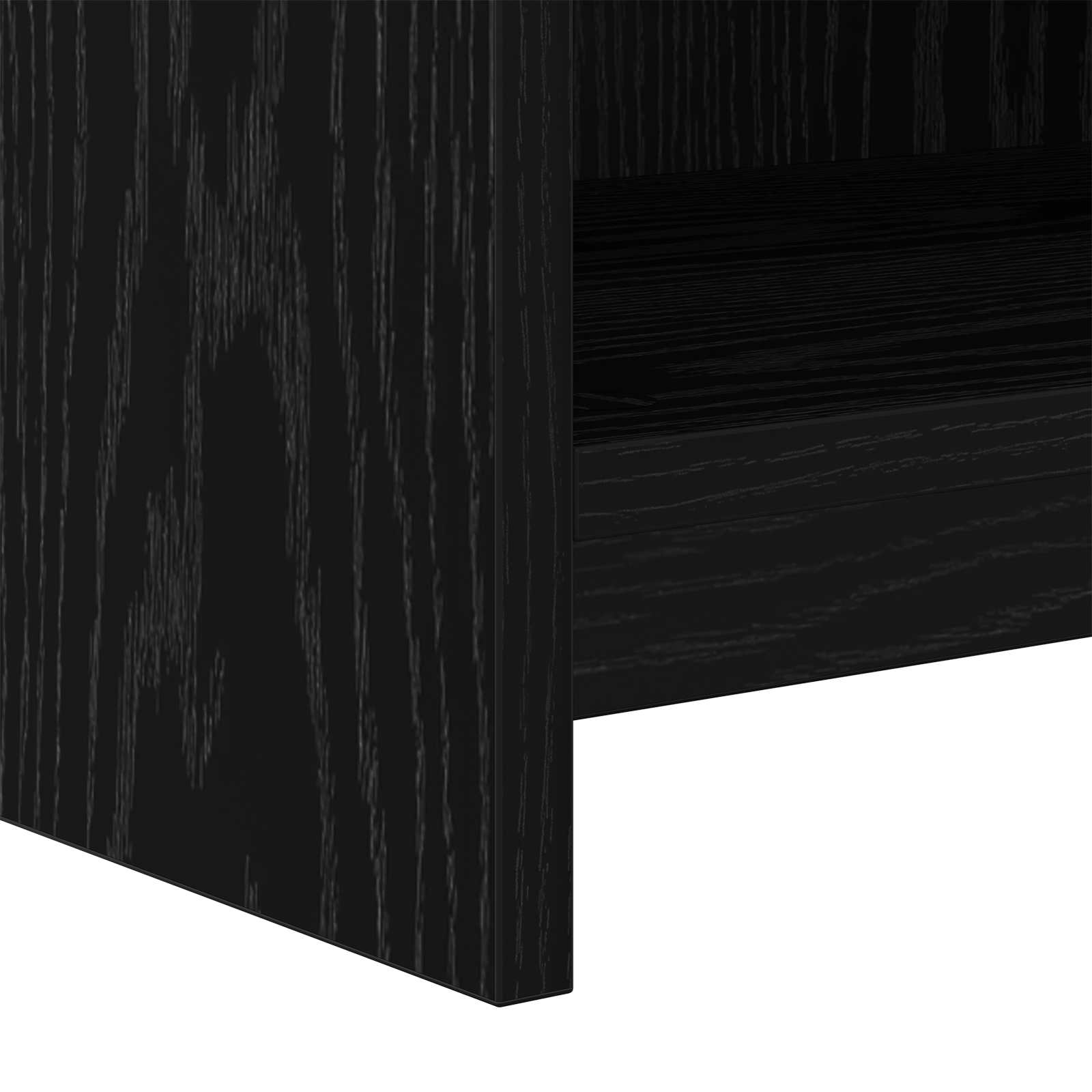 TV ormar 100 x 33 x 47 cm Crni hrast Konstruirano drvo