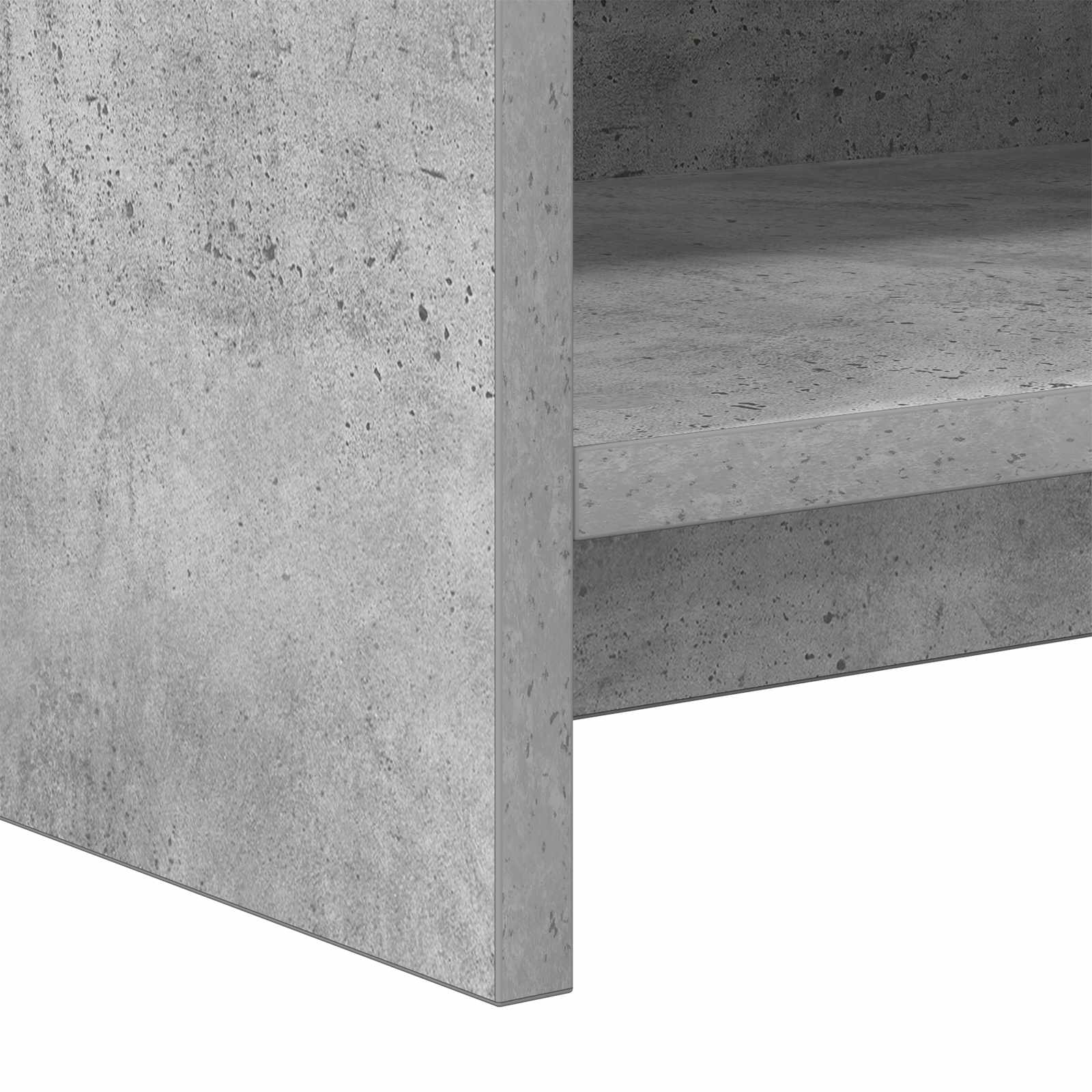 TV ormar 168 x 33 x 47 cm Betonska siva Konstruirano drvo