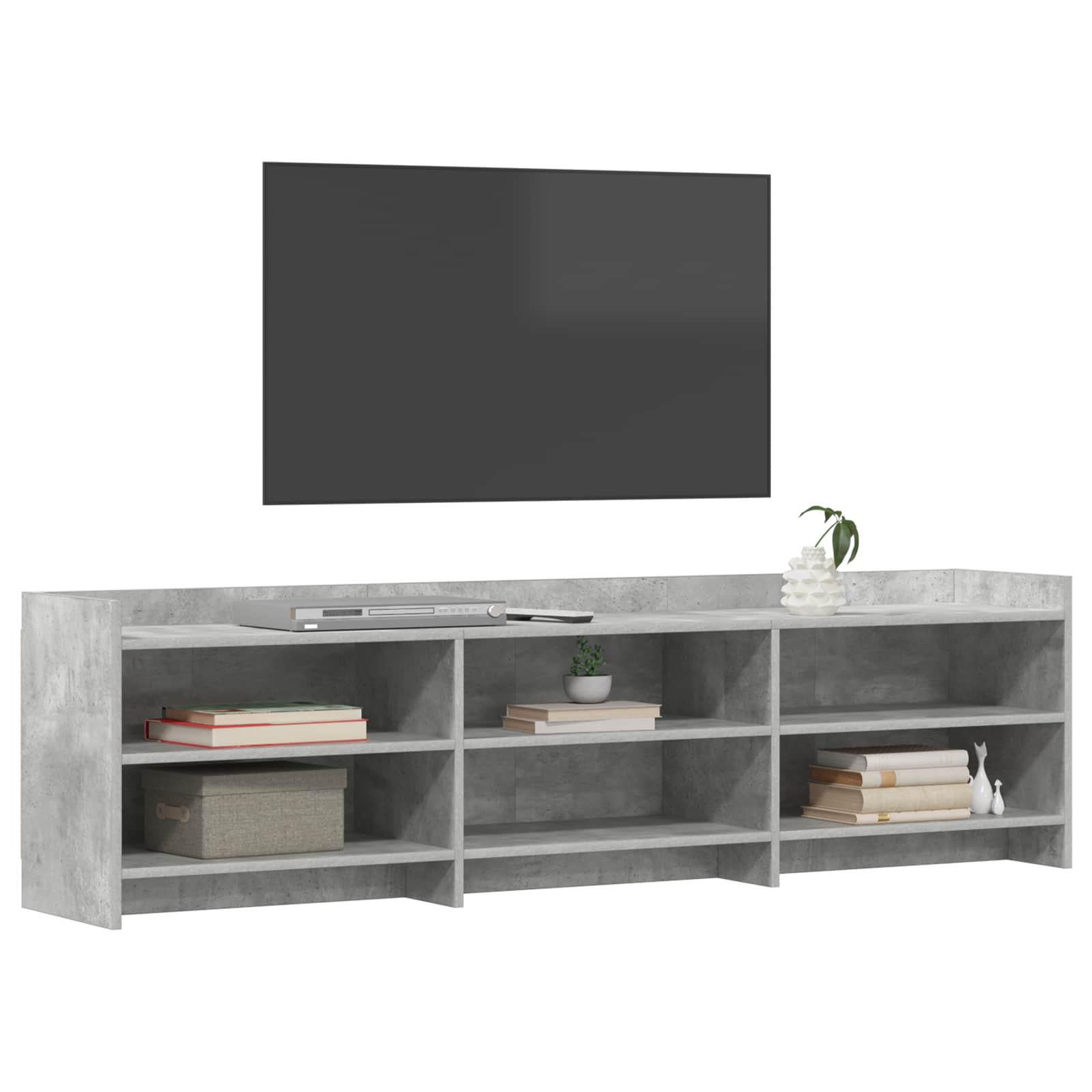 TV ormar 168 x 33 x 47 cm Betonska siva Konstruirano drvo