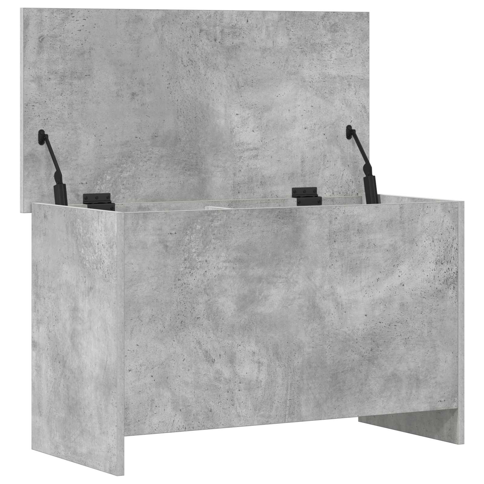 Skladišni kovčeg s pohranom Betonska siva 80 x 40 x 50 cm