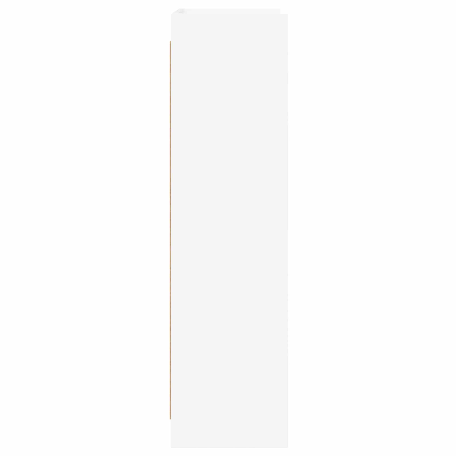 Police za knjige Bijela 87,5 x 30 x 111 cm Konstruirano drvo