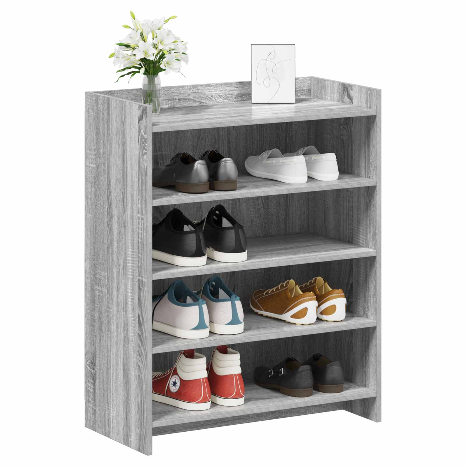 Ormar za cipele Siva Sonoma 73,5 x 36 x 92 cm Konstruirano drvo
