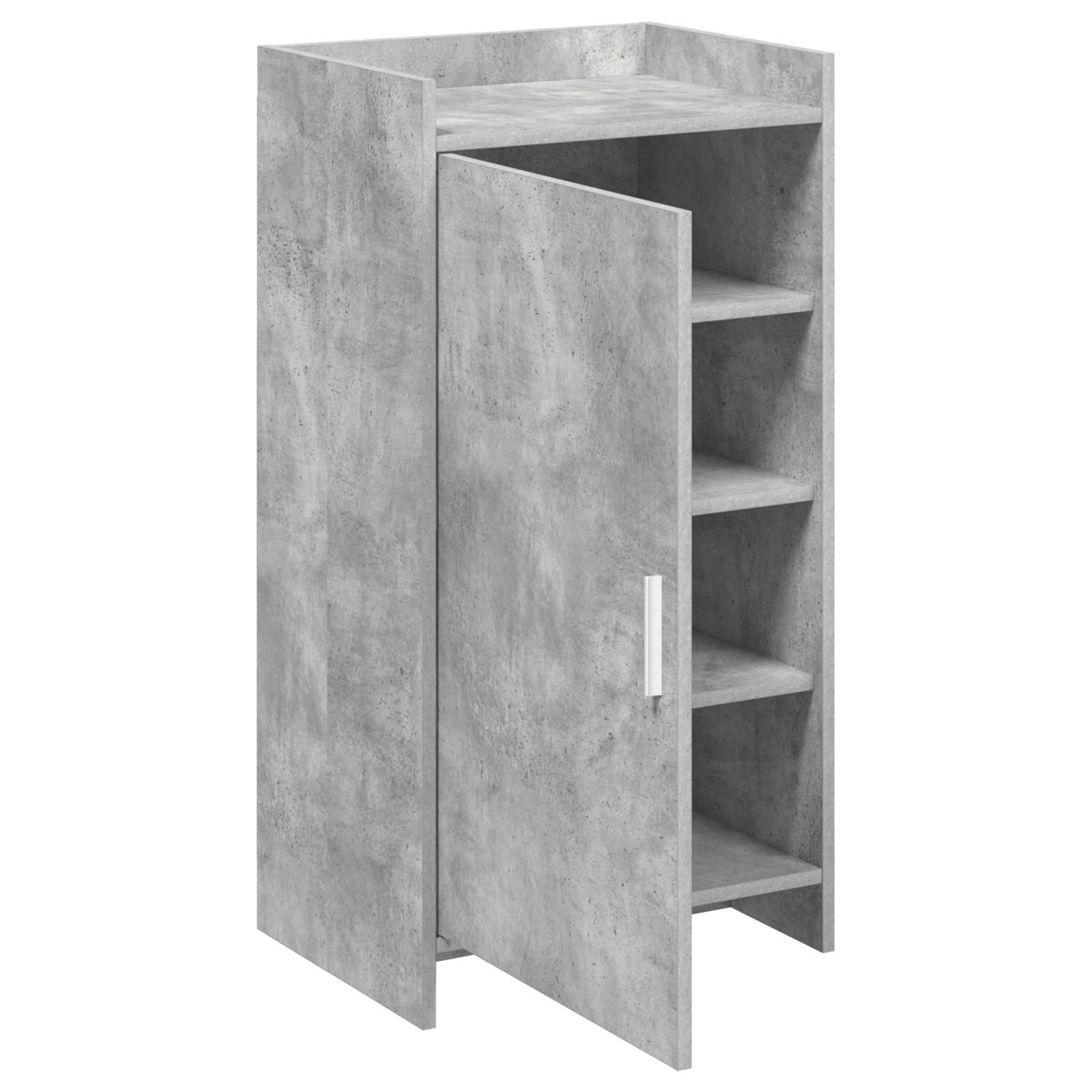 Ormar za cipele Betonska siva 48 x 36 x 92 cm Konstruirano drvo
