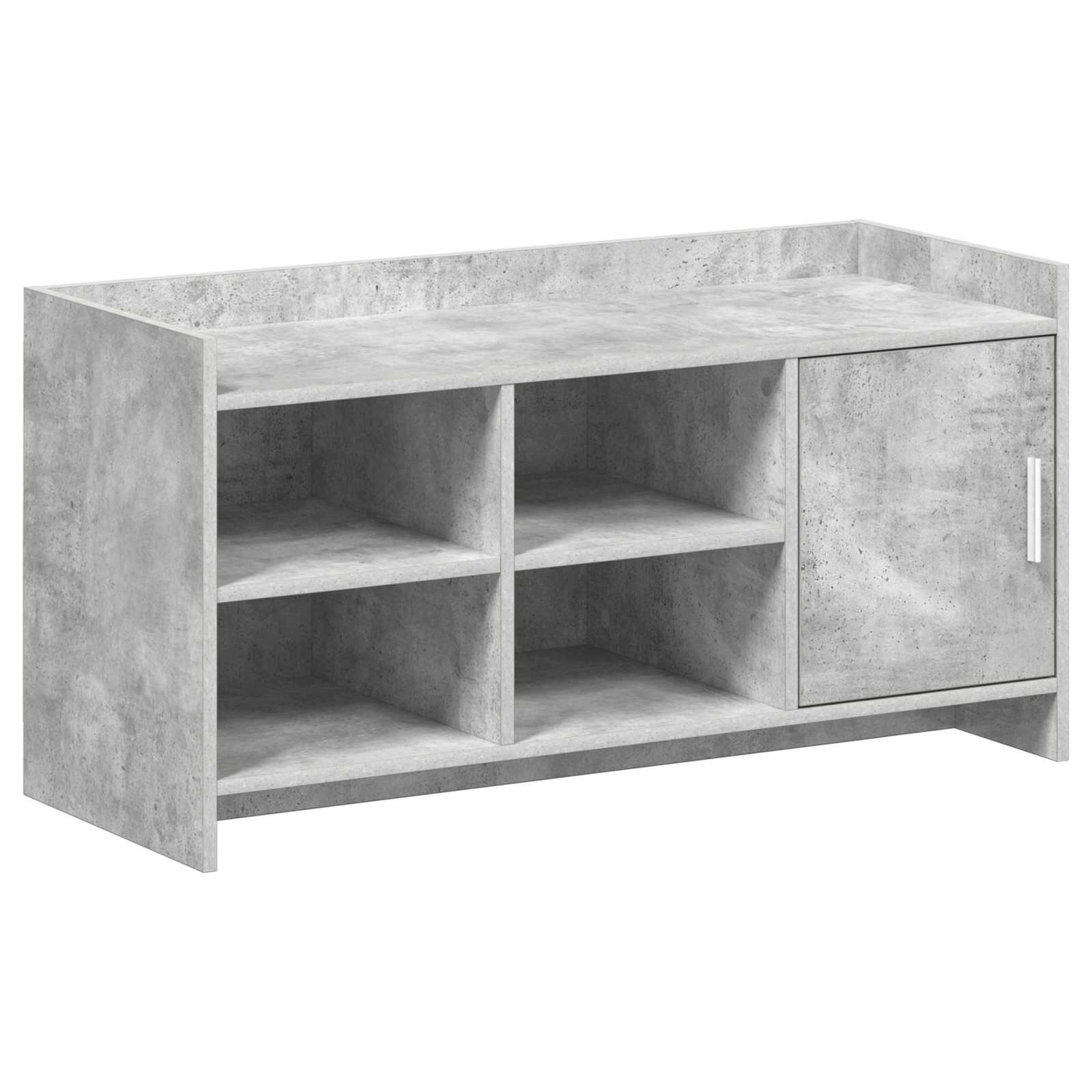 Ormar za cipele s pohranom Betonska siva 100 x 39,5 x 51 cm