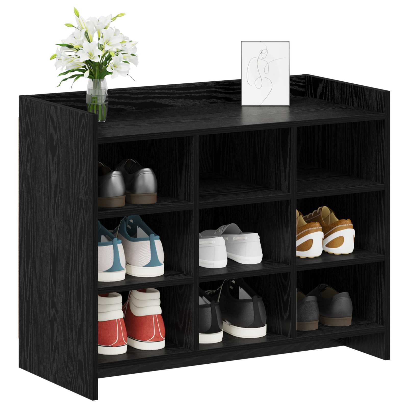 Ormar za cipele Crni hrast 85 x 39,5 x 70 cm Konstruirano drvo