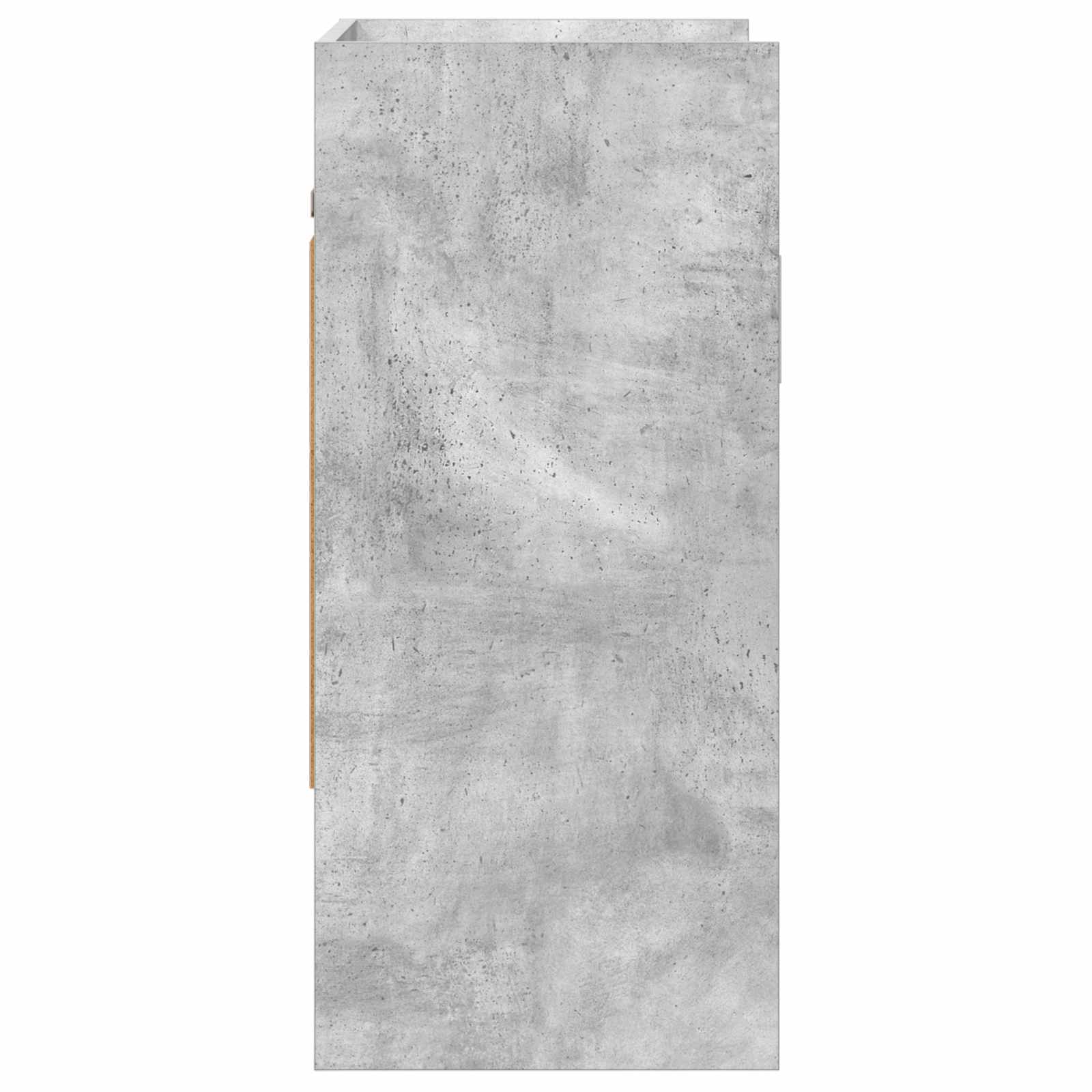 Polica na zidu Zidna montaža Betonska siva 80 x 36 x 80 cm