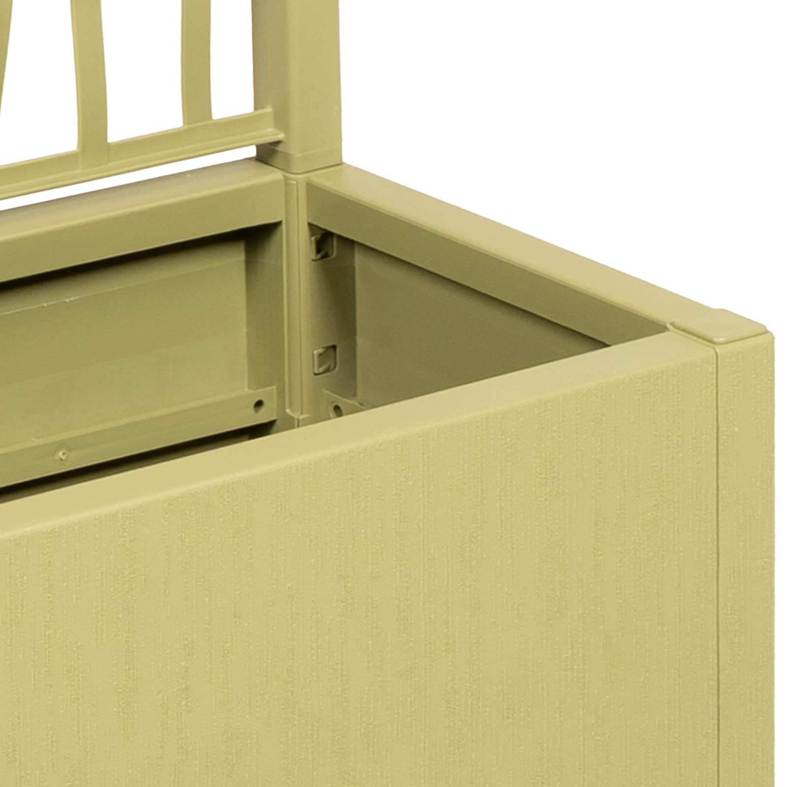 Vrtni saksija s rešetkom Zelena 80 x 36 x 140 cm PP