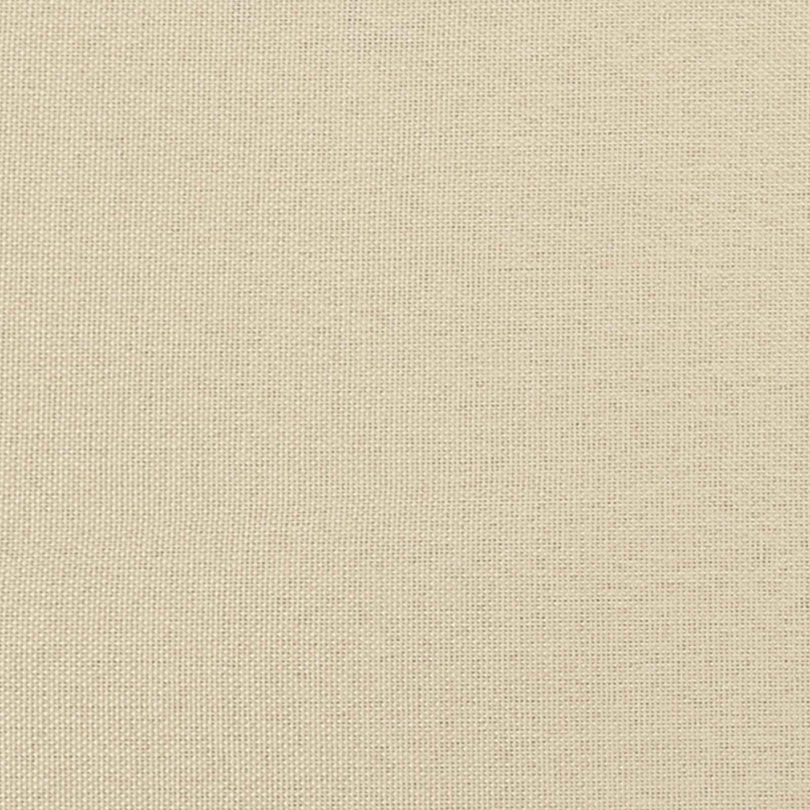 Oblikovana klupa s naslonjačem Krem 110 x 60 x 76 cm Poliester