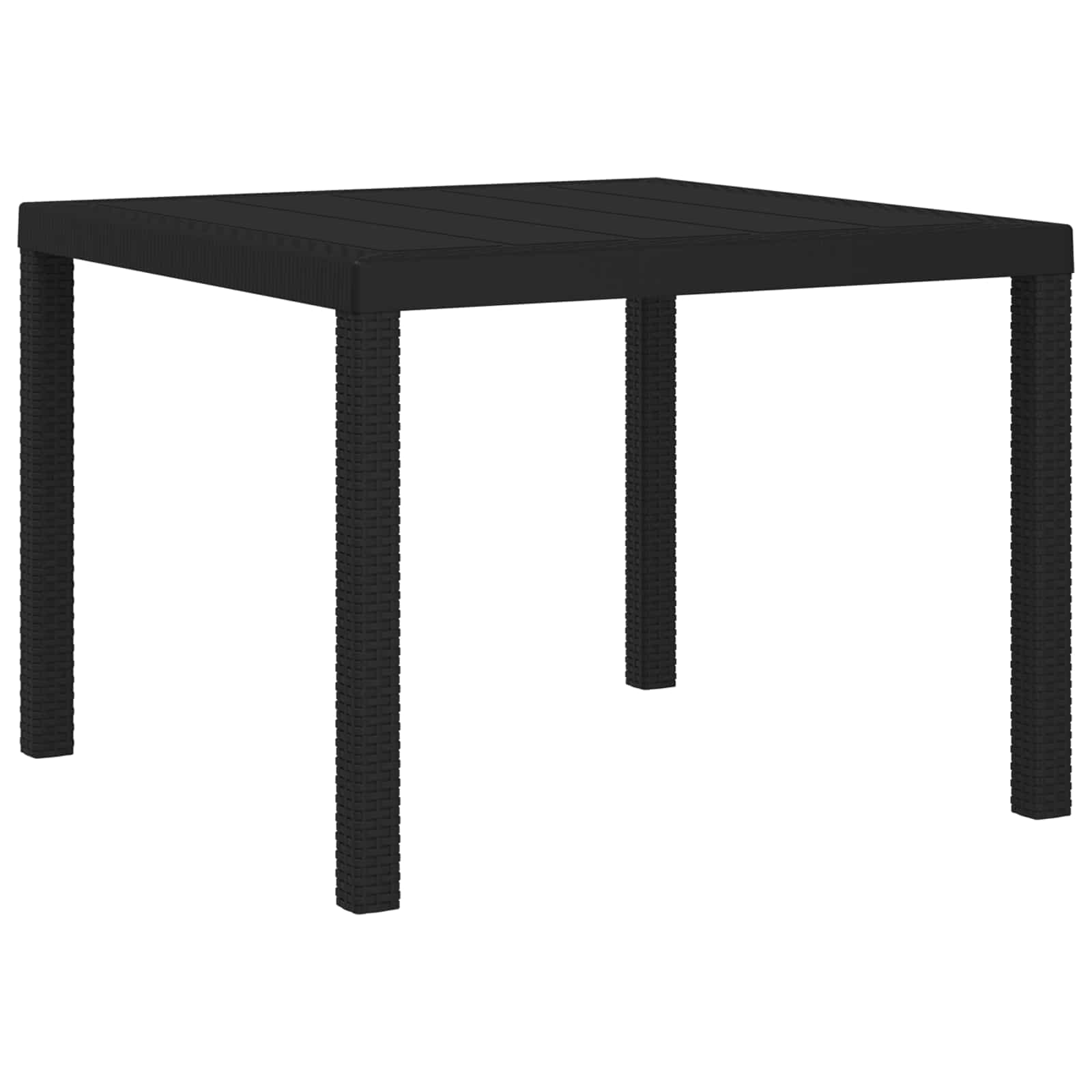 Vrtni set za objed s jastukom 3 pcs Antracit i Svjetlosiva PP