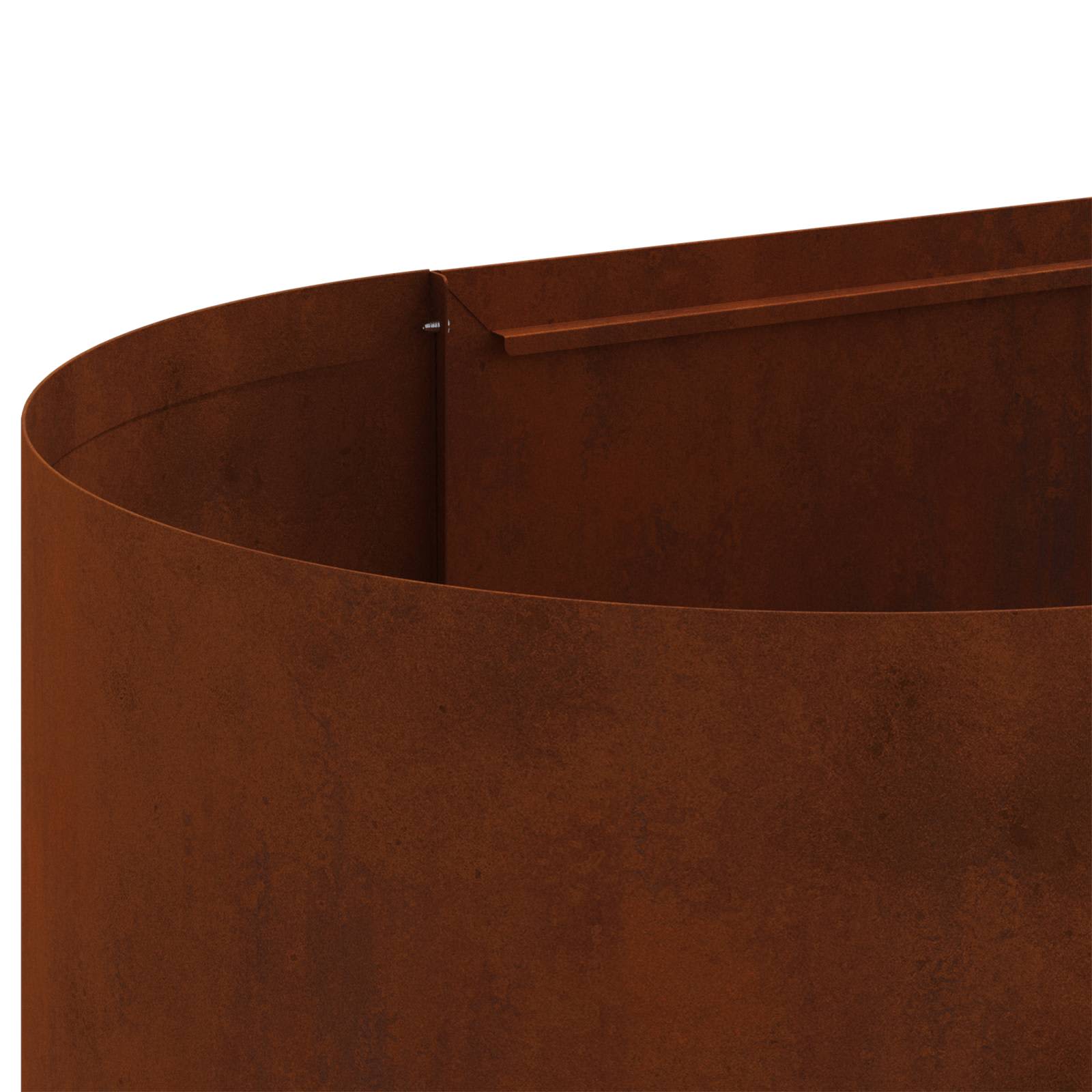 Povišeni vrtni krevet Otporni čelik 200 x 40 x 40 cm