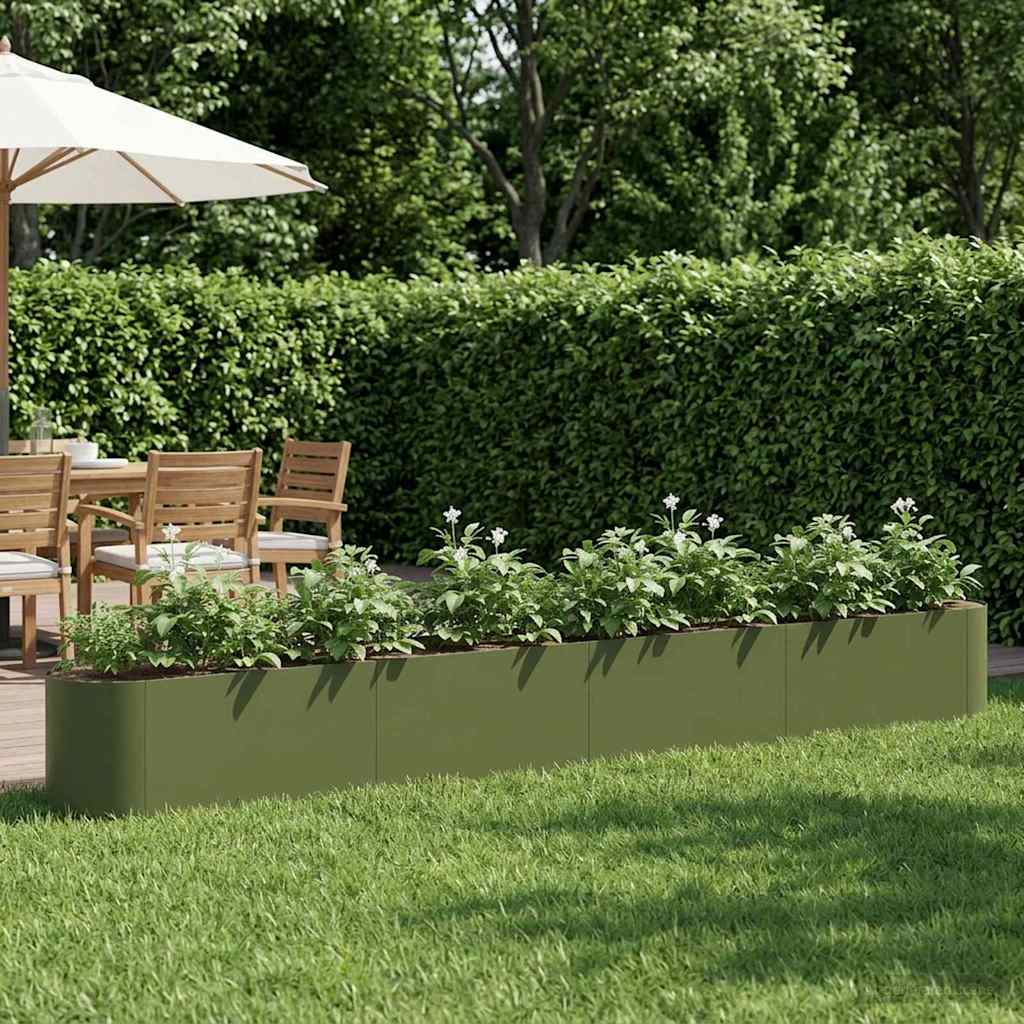 Povišeni vrtni krevet Maslinastozelena 360 x 40 x 40 cm
