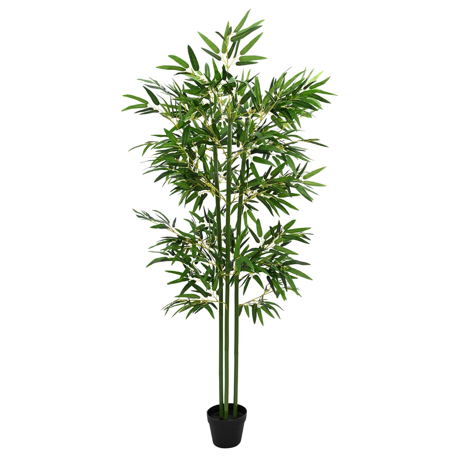 Umjetno bambusovo drvo 2 pcs Zelena 45 x 18 x 175 cm