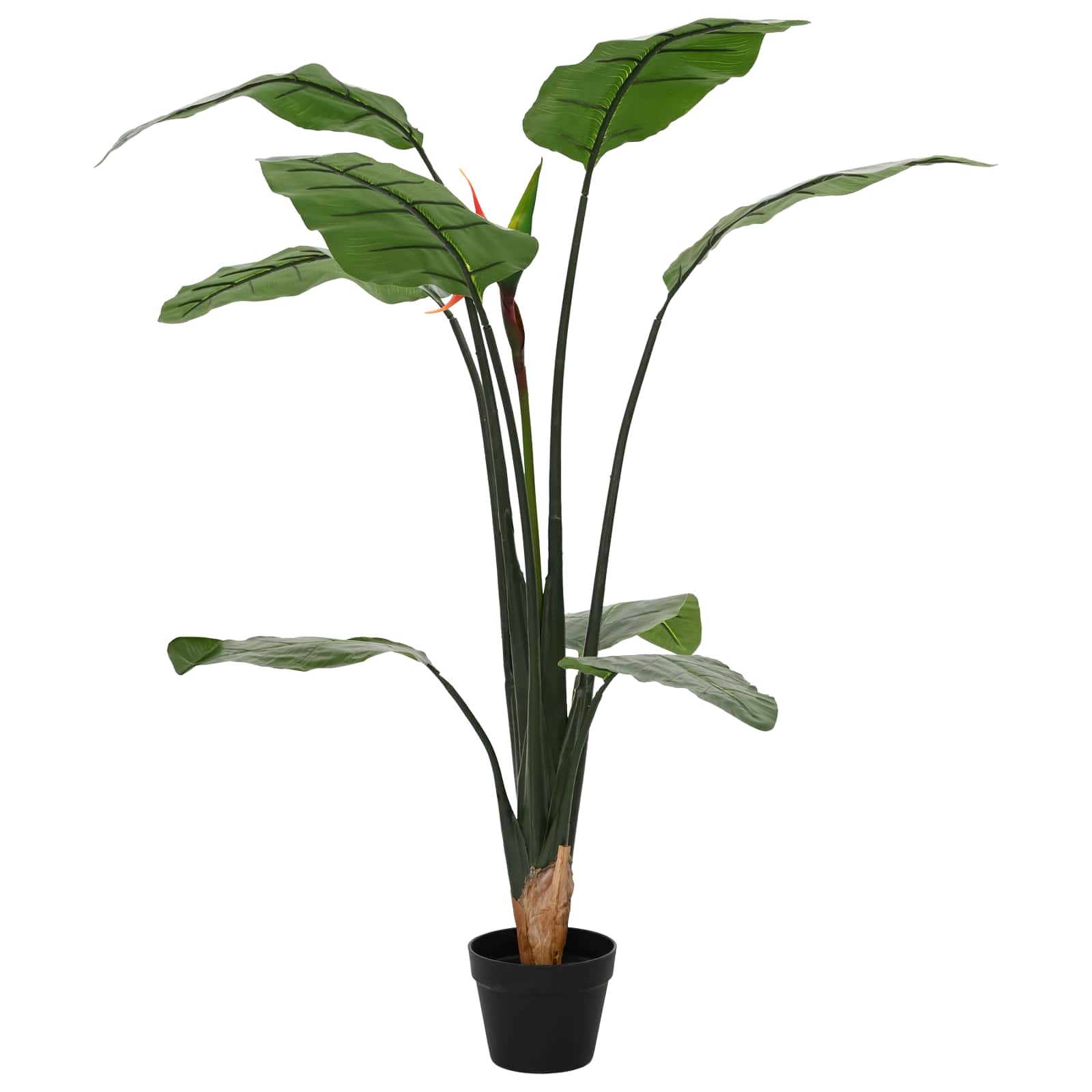 Umjetna Strelitzia Biljka Zelena 70 x 18 x 155 cm Tkanina i PE