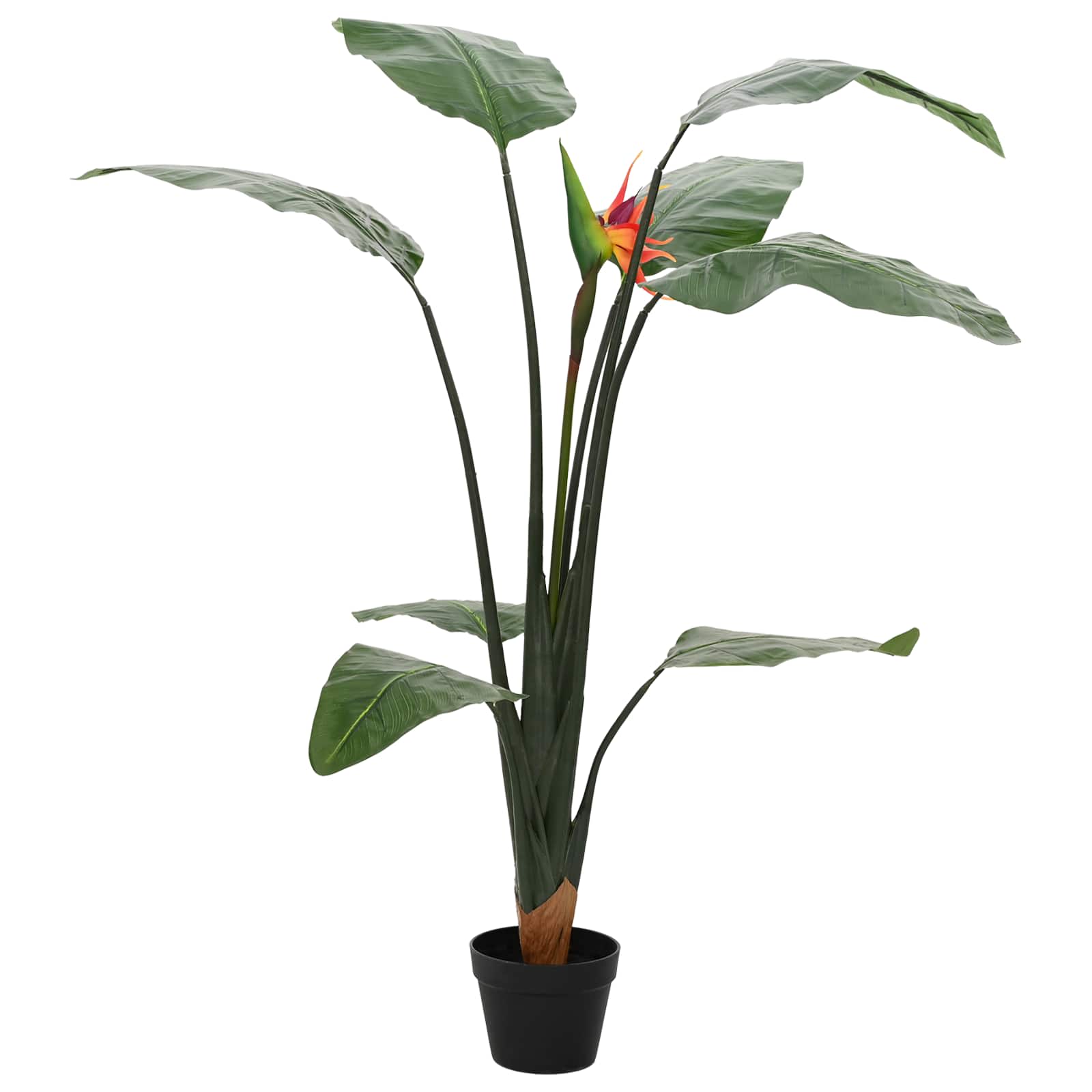 Umjetna Strelitzia Biljka Zelena 70 x 18 x 155 cm Tkanina i PE