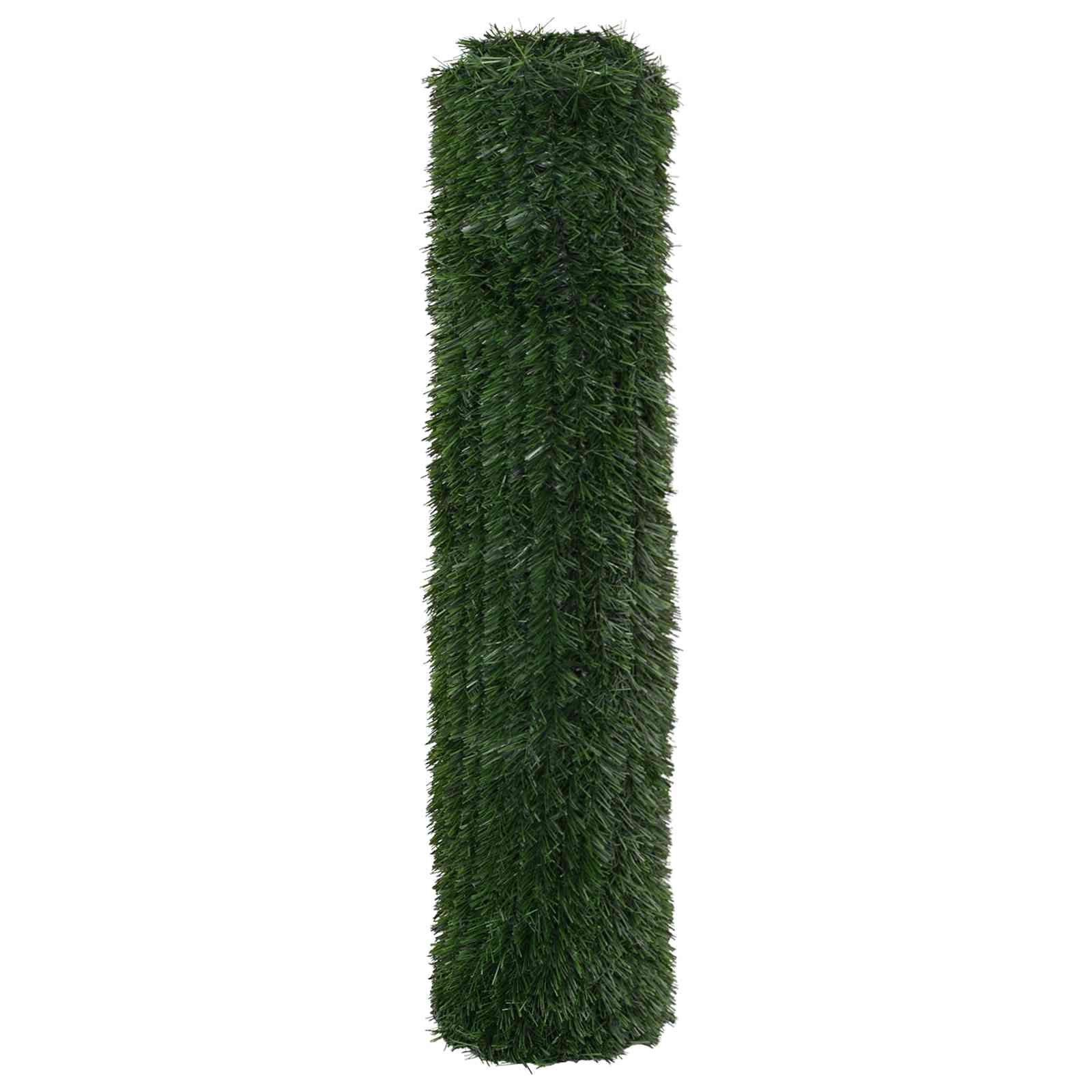 Umjetna ograda Tamnozelena 1,5 x 4 m PVC i čelik