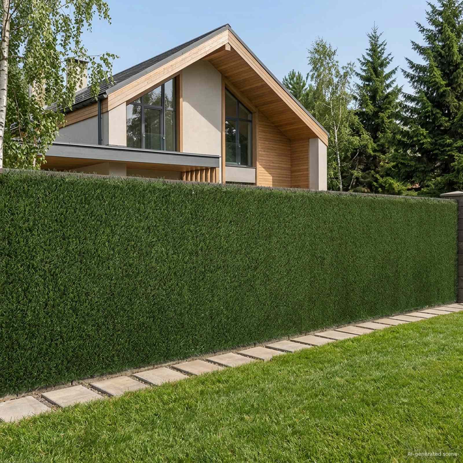 Umjetna ograda Svijetlo zelena 1 x 10 m PVC i čelik