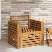 Set vanjskih sofa Čvrsto drvo akacije Smeđa 79 x 63 x 73 cm