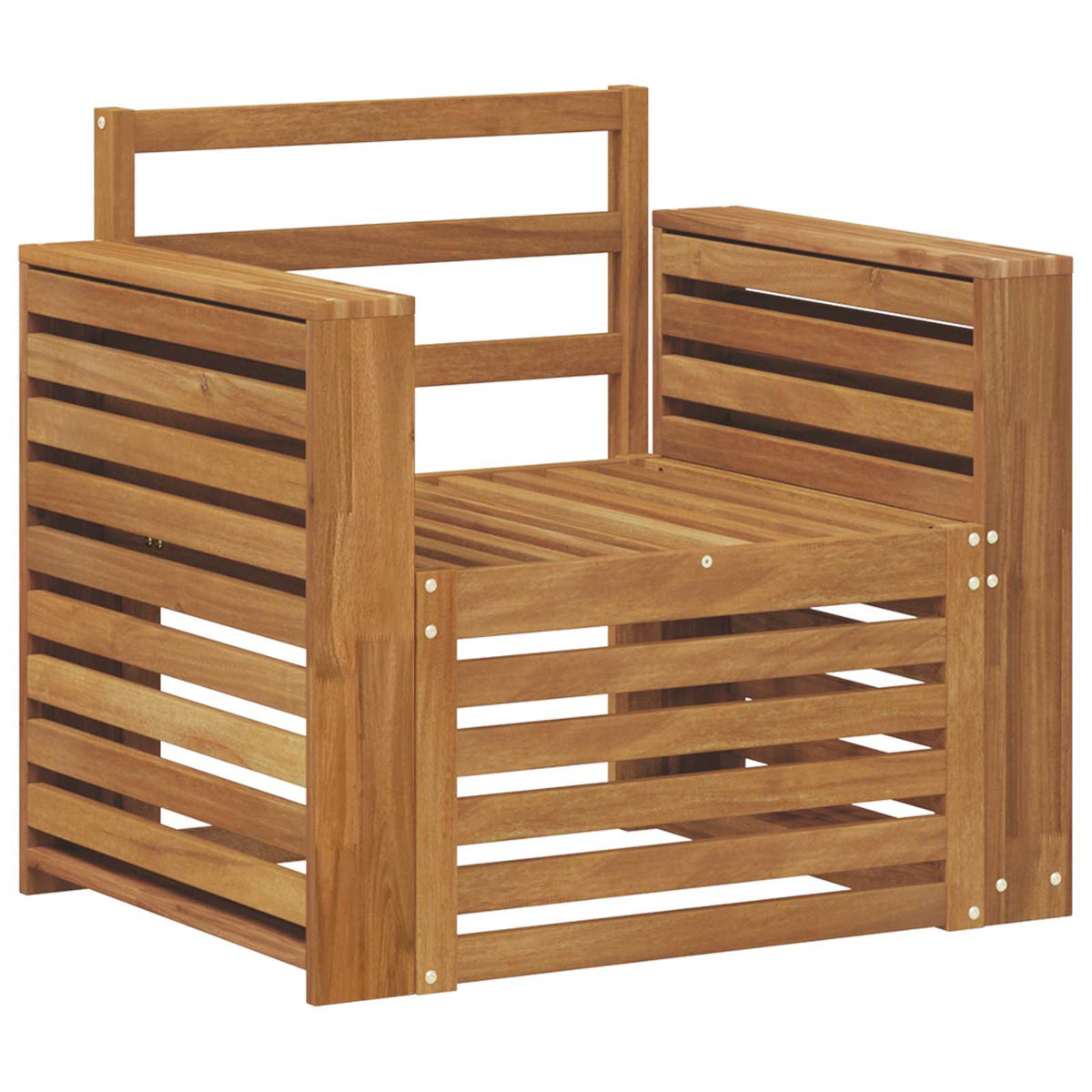 Set vanjskih sofa Čvrsto drvo akacije Smeđa 79 x 63 x 73 cm