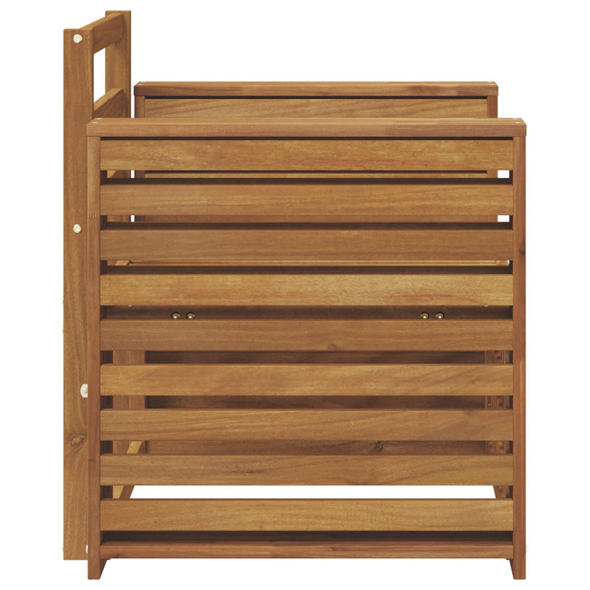 Set vanjskih sofa Čvrsto drvo akacije Smeđa 79 x 63 x 73 cm
