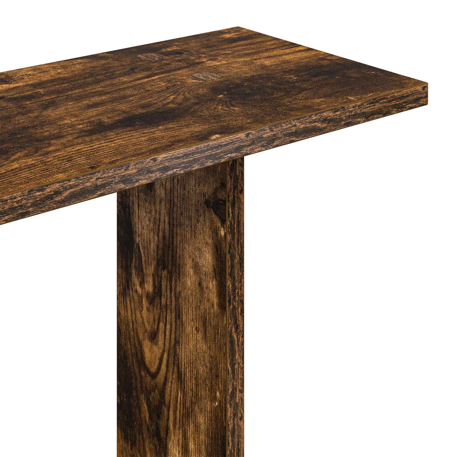 Polica na zidu Zidna montaža Smeđa 80 x 20 x 75 cm