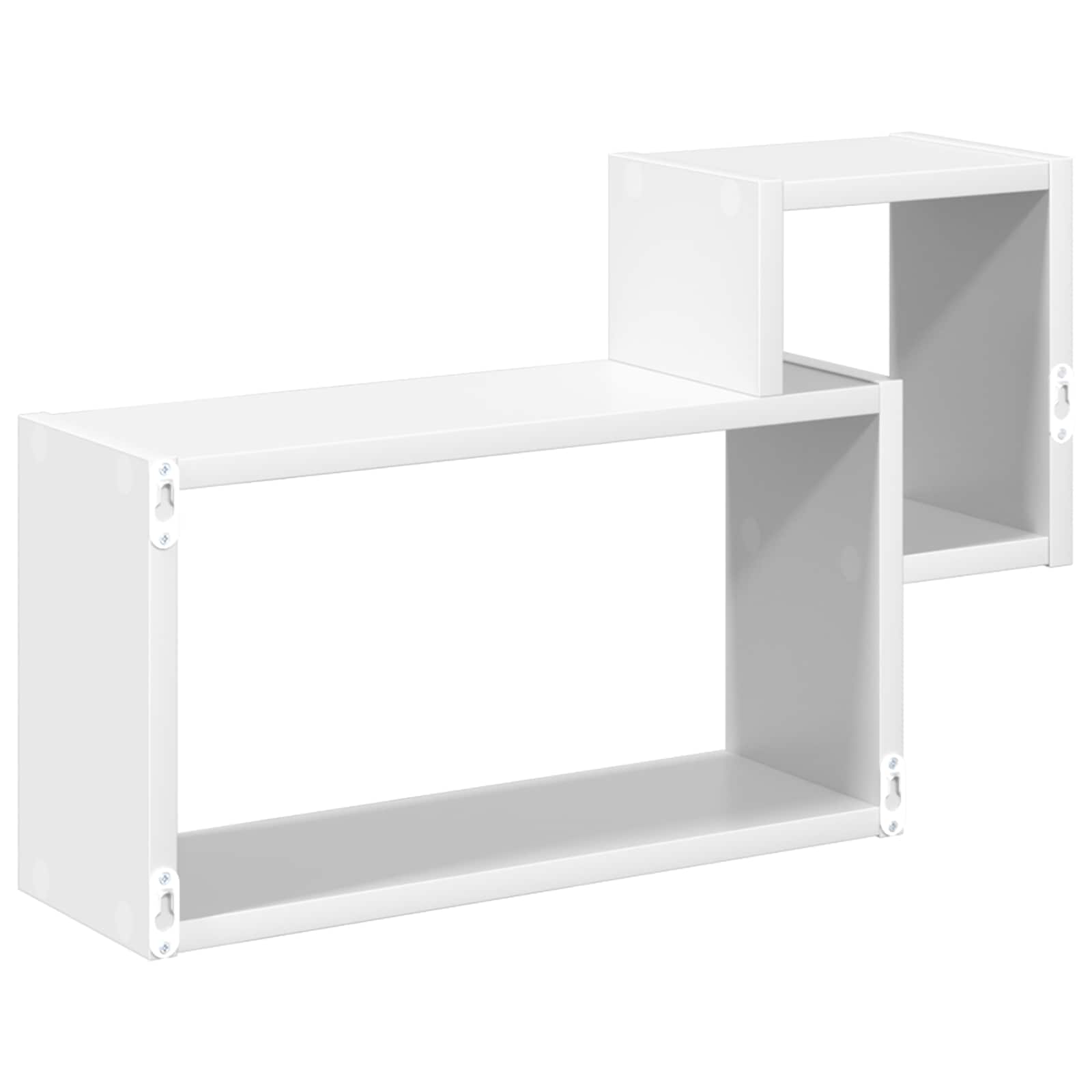 Polica na zidu Zidna montaža Bijela 55 x 15 x 35 cm