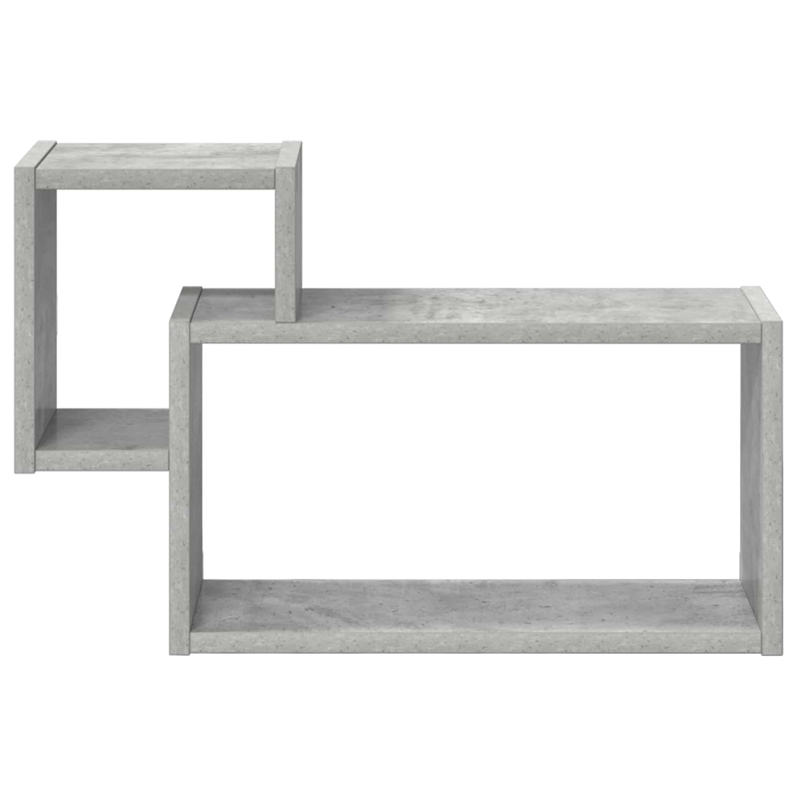 Polica na zidu Zidna montaža Siva 55 x 15 x 35 cm