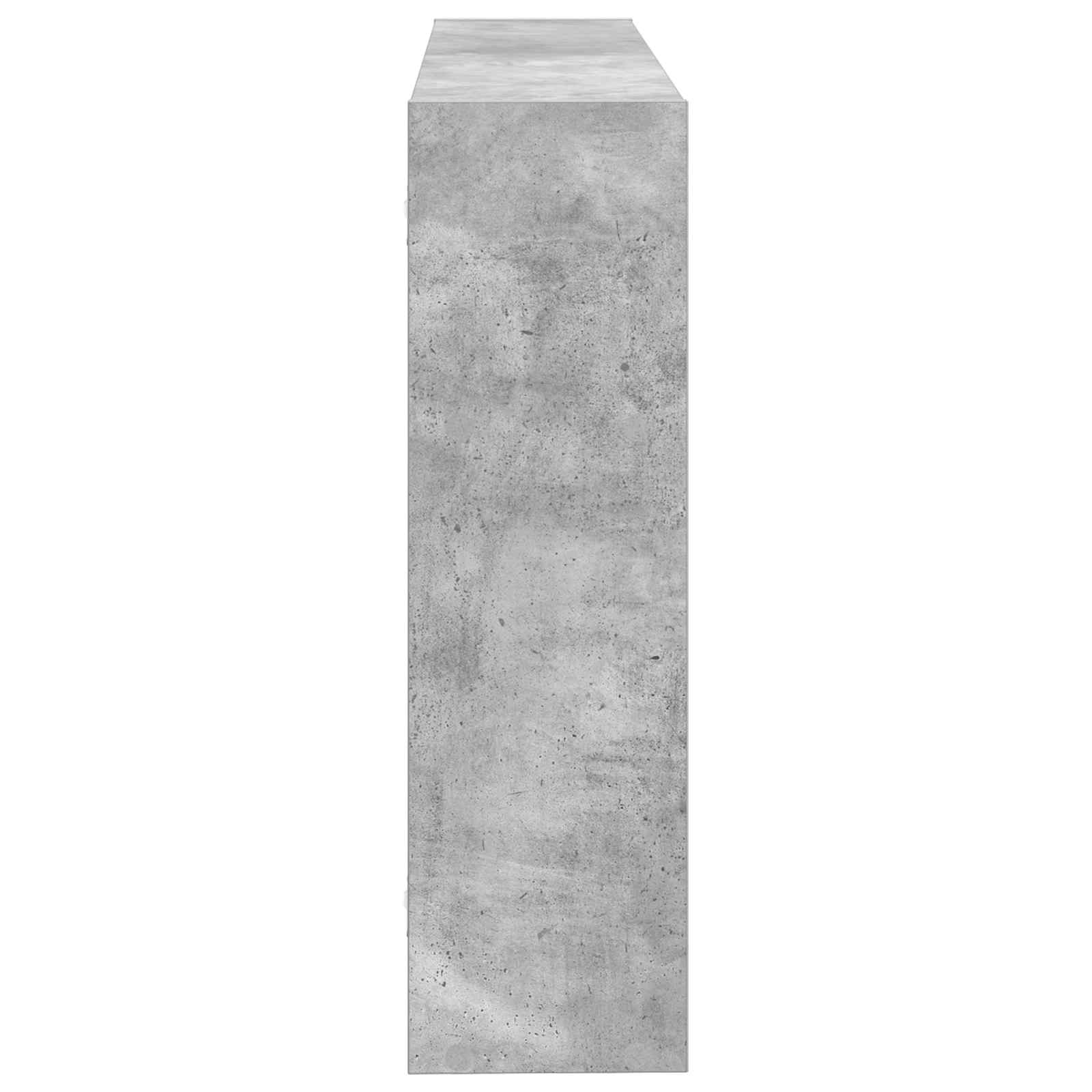 Polica na zidu Zidna montaža Siva 95 x 20 x 69,5 cm