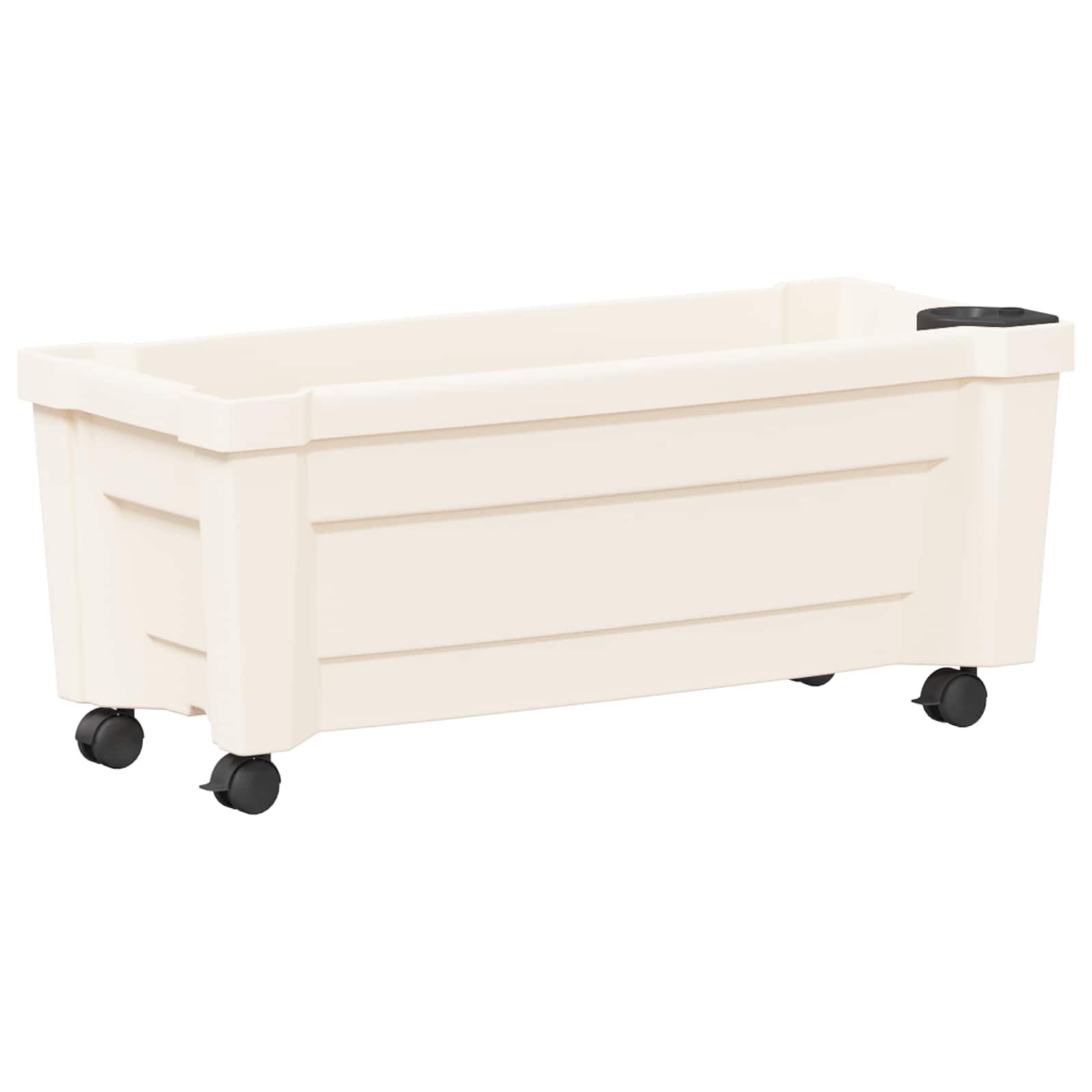 Calypso saksija s kotačima Bijela 79 x 35 x 33 cm PP