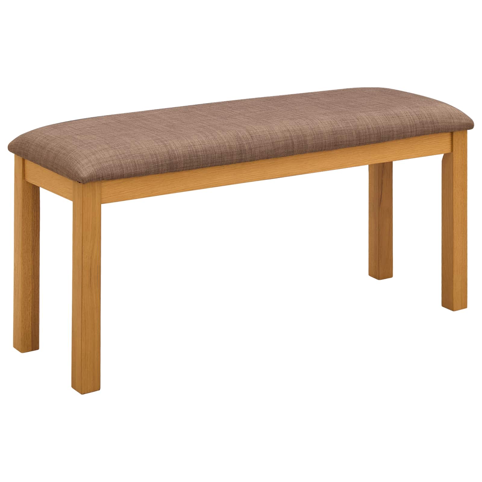 Klupa za blagovanje 95 x 32 x 45 cm Čvrsto Hrastovo Drvo Siva