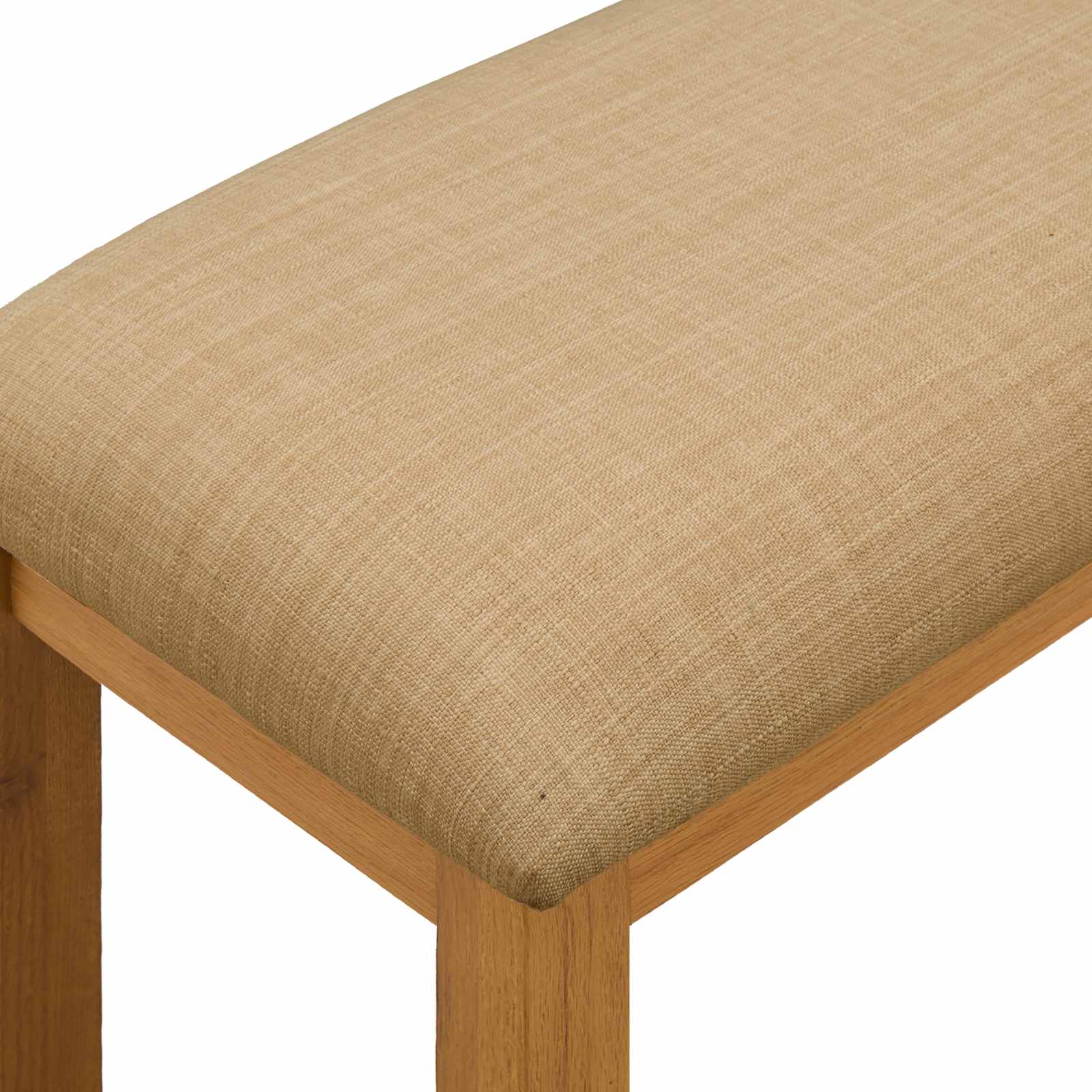 Klupa za blagovanje 95 x 32 x 45 cm Čvrsto Hrastovo Drvo Bež