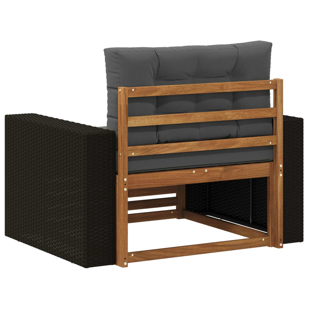 Srednja sofa za van Prirodna 83 x 107 x 73 cm