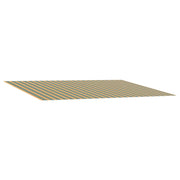 Zamjensko platno za tendu Zelena i žuta 600 × 350 cm Poliester