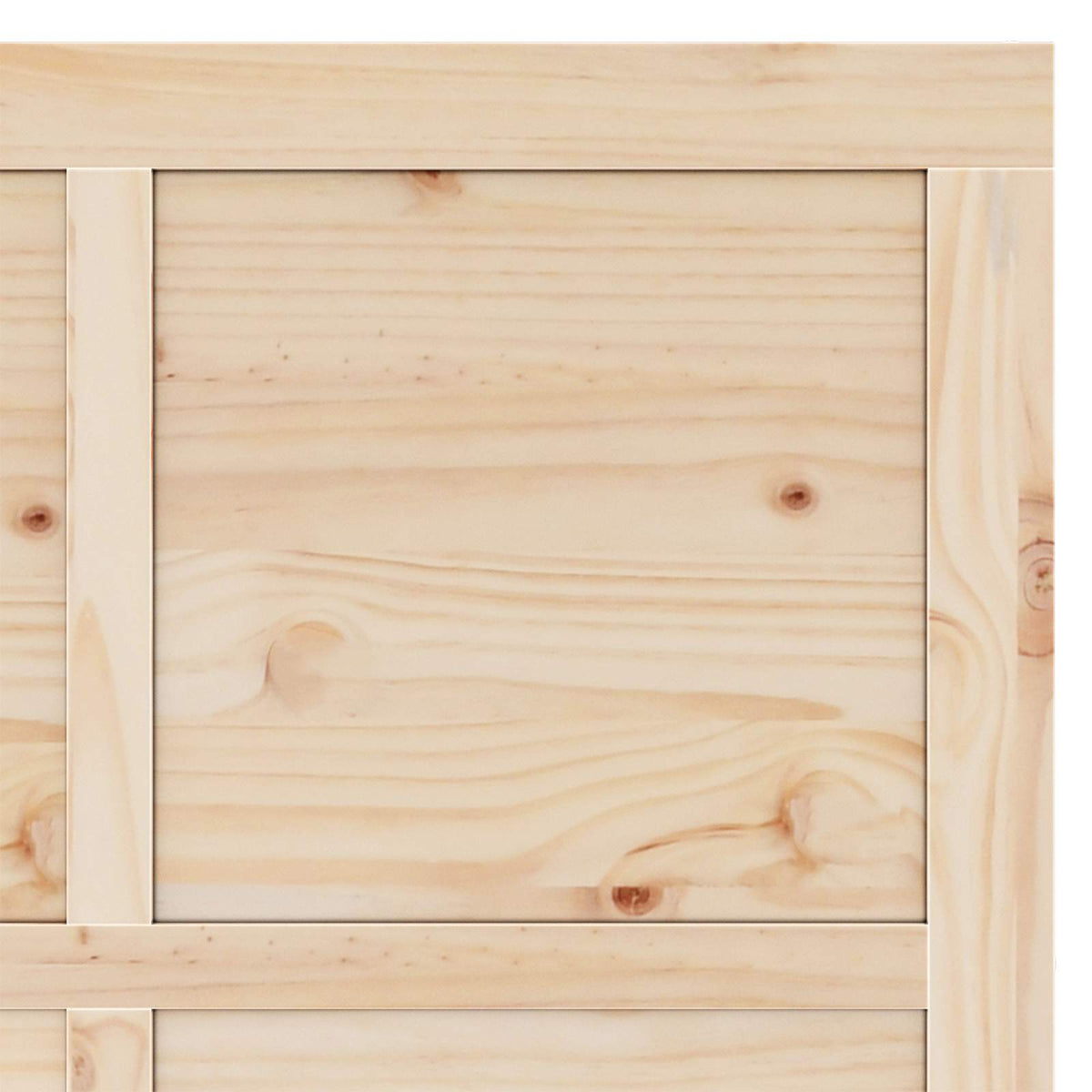 Klizna vrata Prirodna 80 x 208 cm Masivna borovina Smeđa 200 x 2.5 x 208 cm
