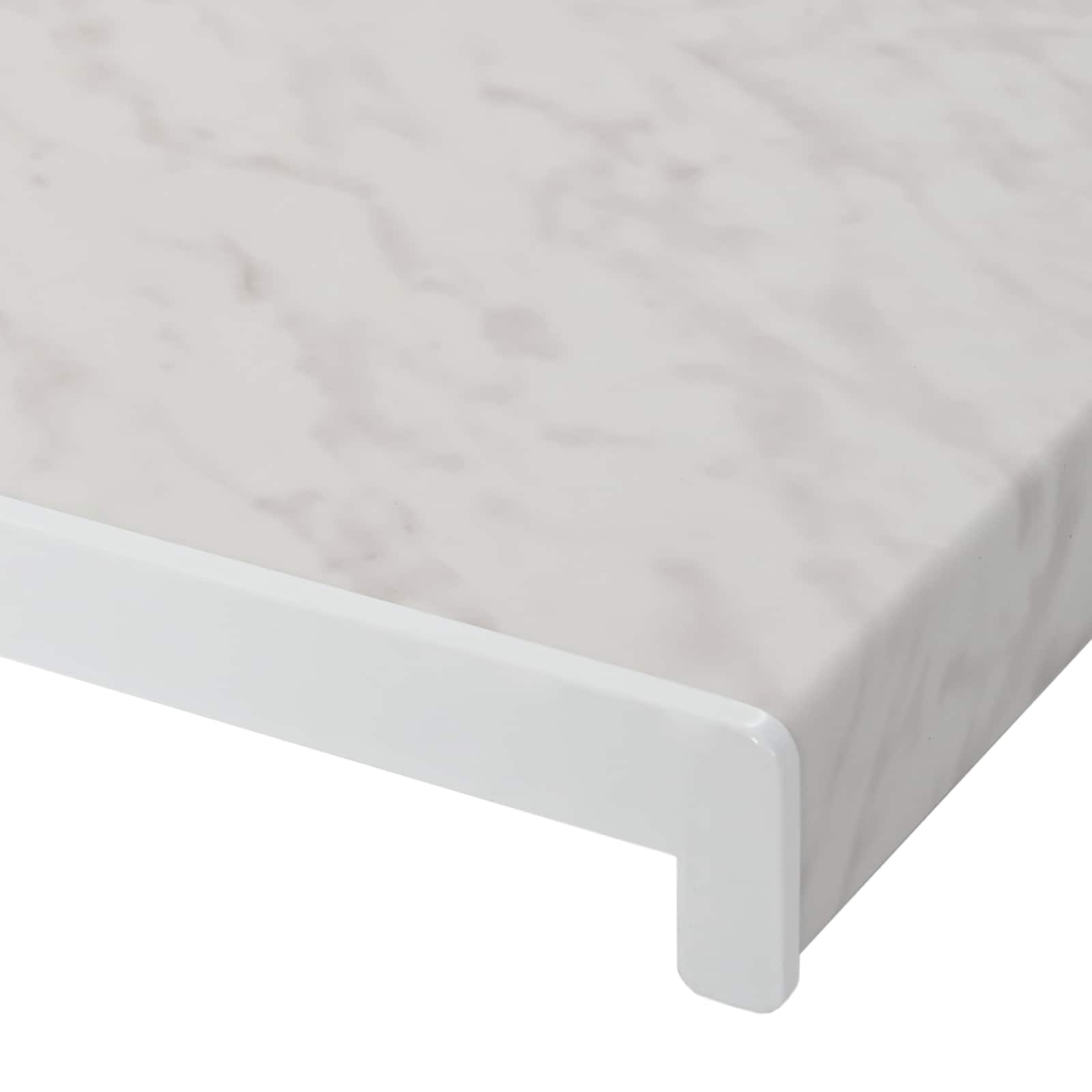 Prozorska klupčica Mramorna tekstura 140 x 30 x 4,5 cm PVC