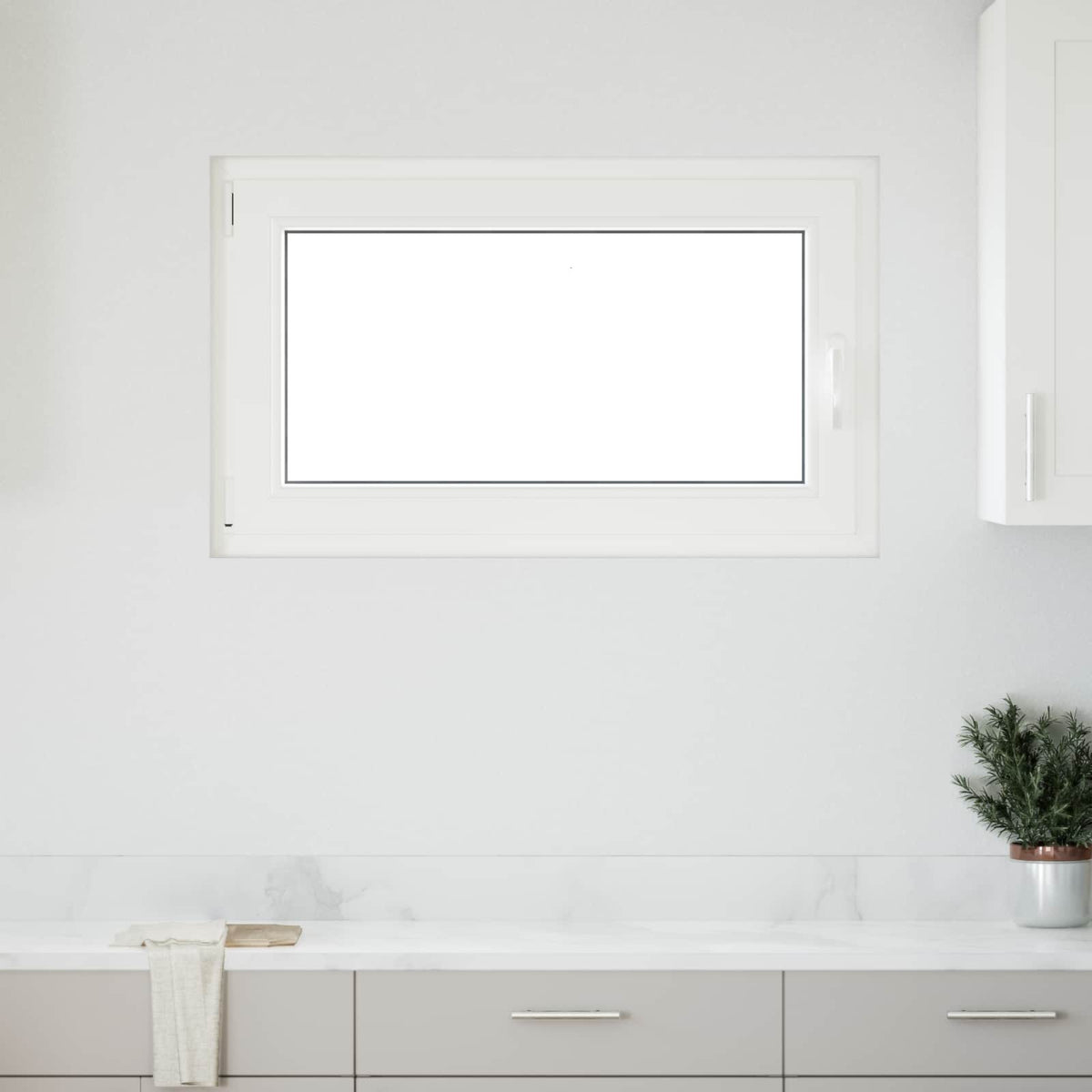 Unutarnja boja prozora u podrumu bijela RISOR 100 x 50 cm