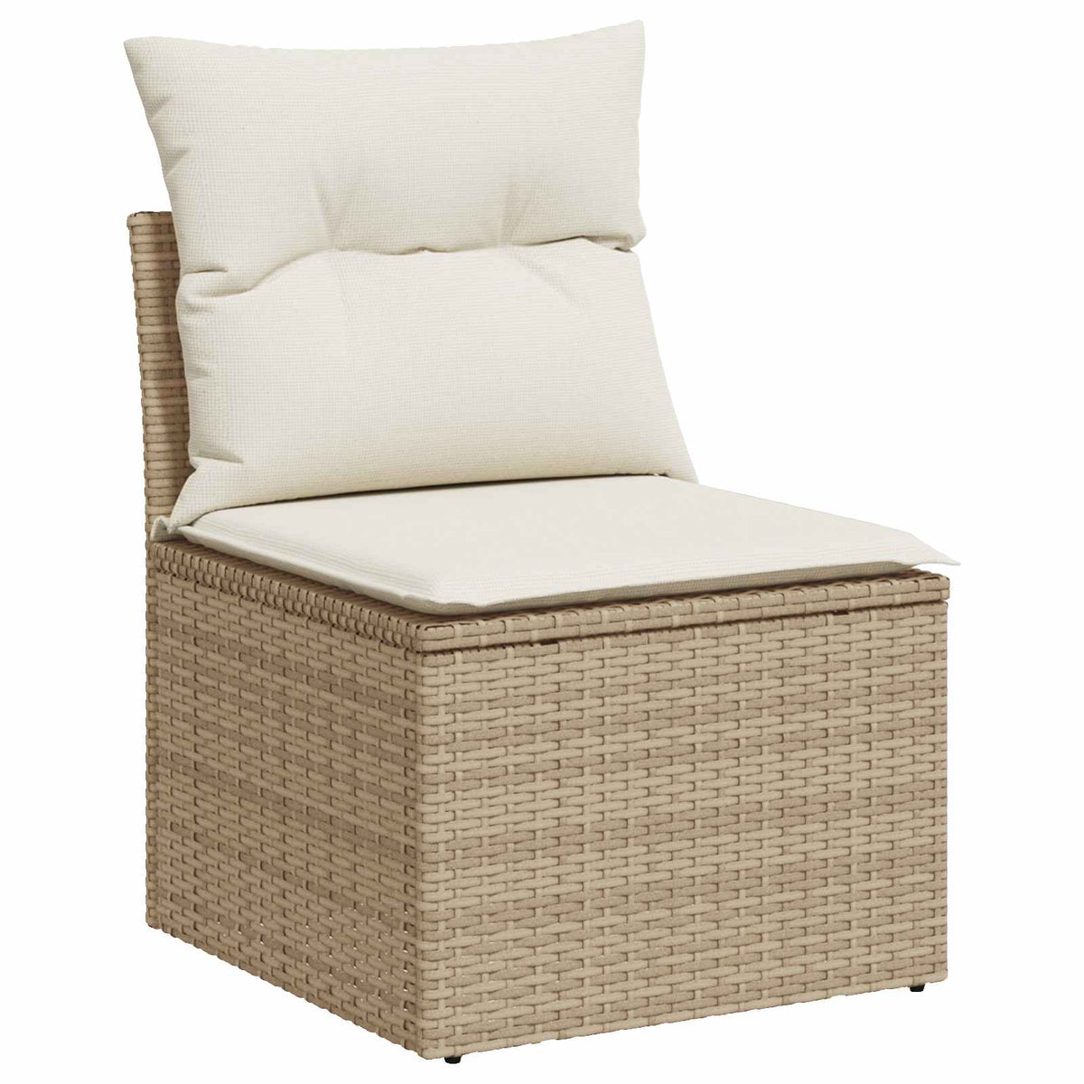 Set sofe 7 kom. Bež i krem bijela 121 x 62 x 69 cm