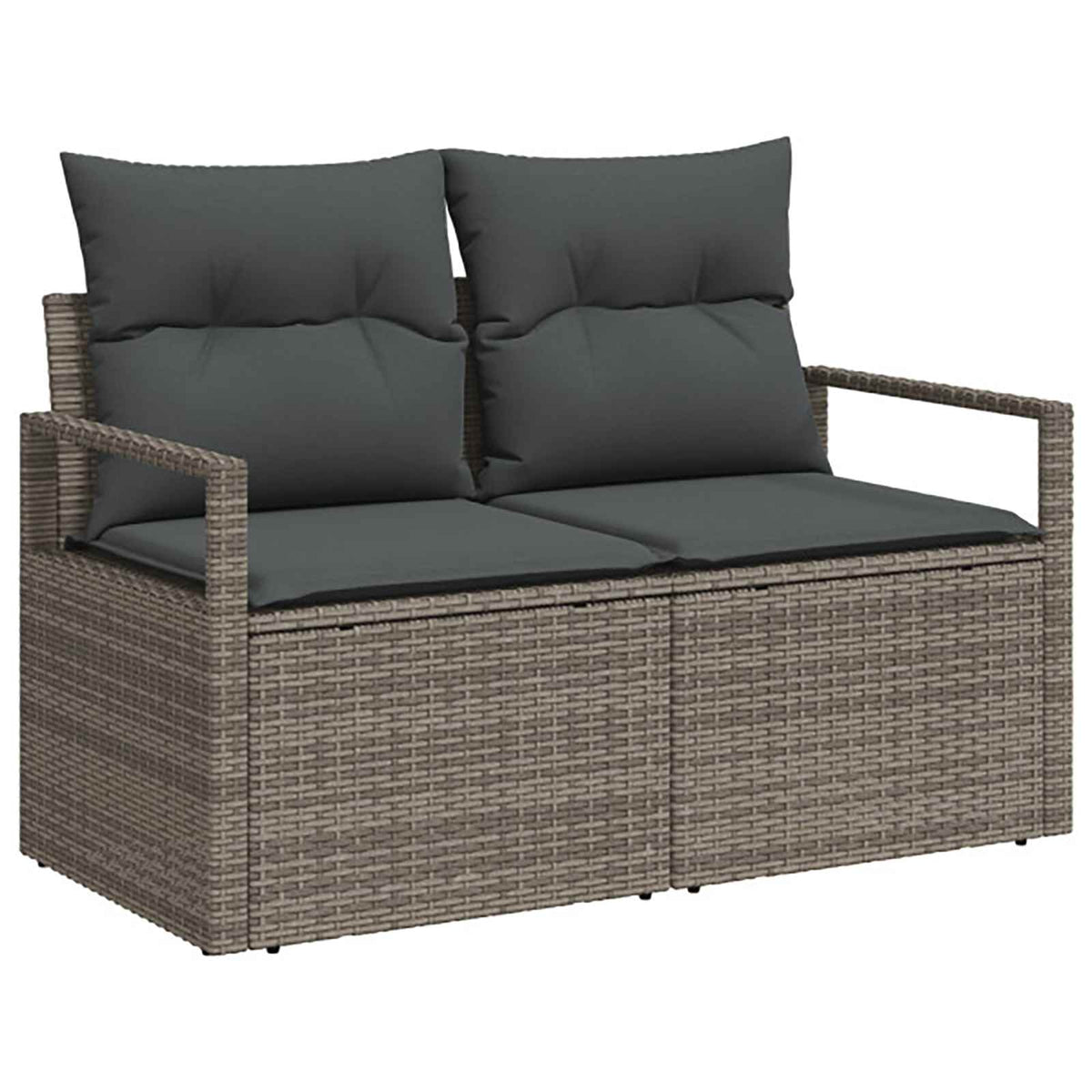 Set sofe 7 kom. Siva i tamno siva 120 x 62 x 69 cm