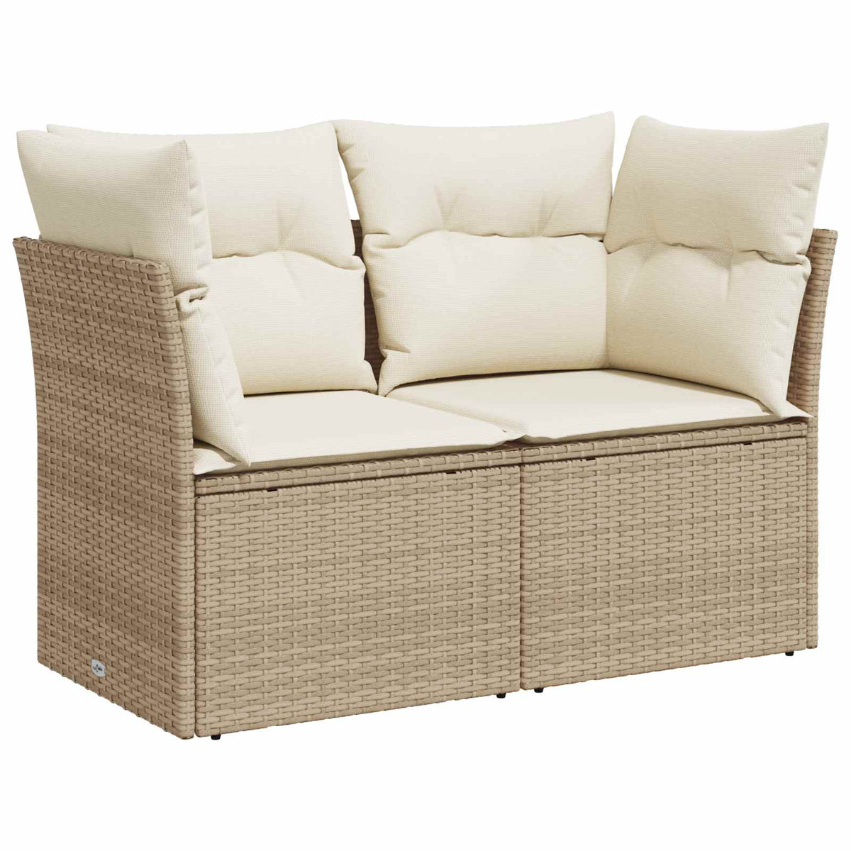 Set sofe 7 kom. Bež i krem bijela 234 x 234 x 85 cm